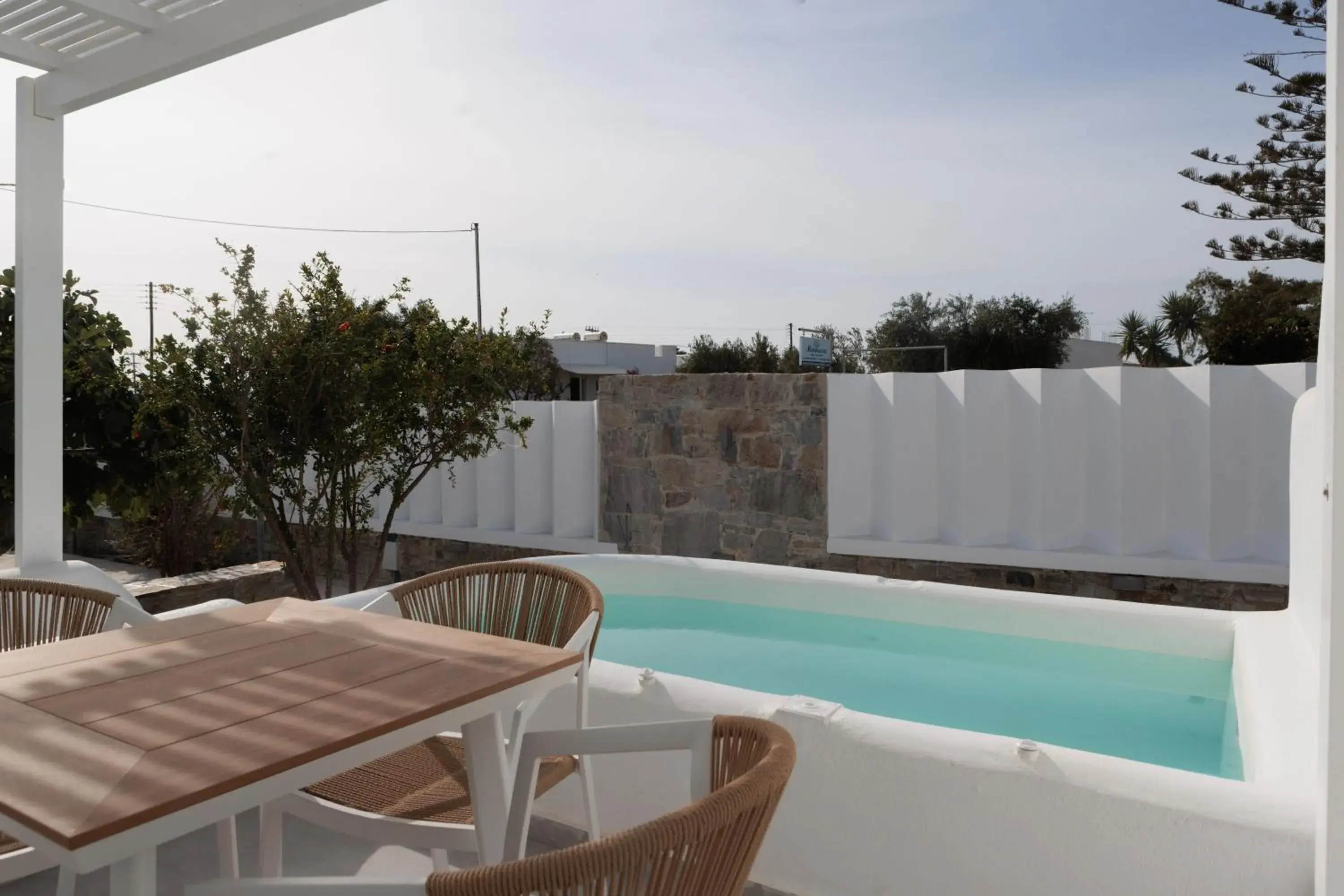 Living Suite with heated Plunge Pool in Agia Anna Living Living Suite with heated Plunge Pool in Agia Anna Living