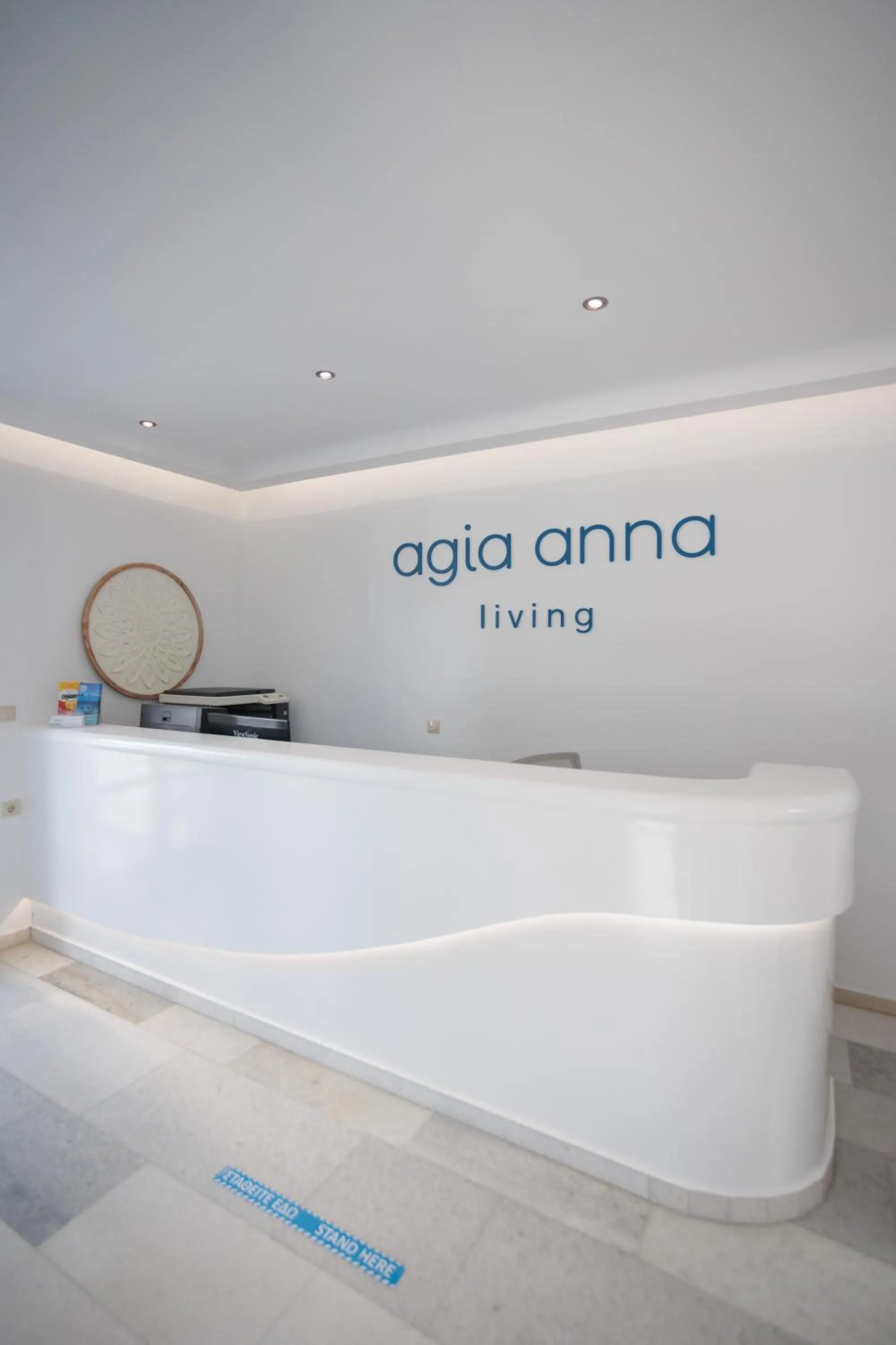 Lobby or reception in Agia Anna Living
