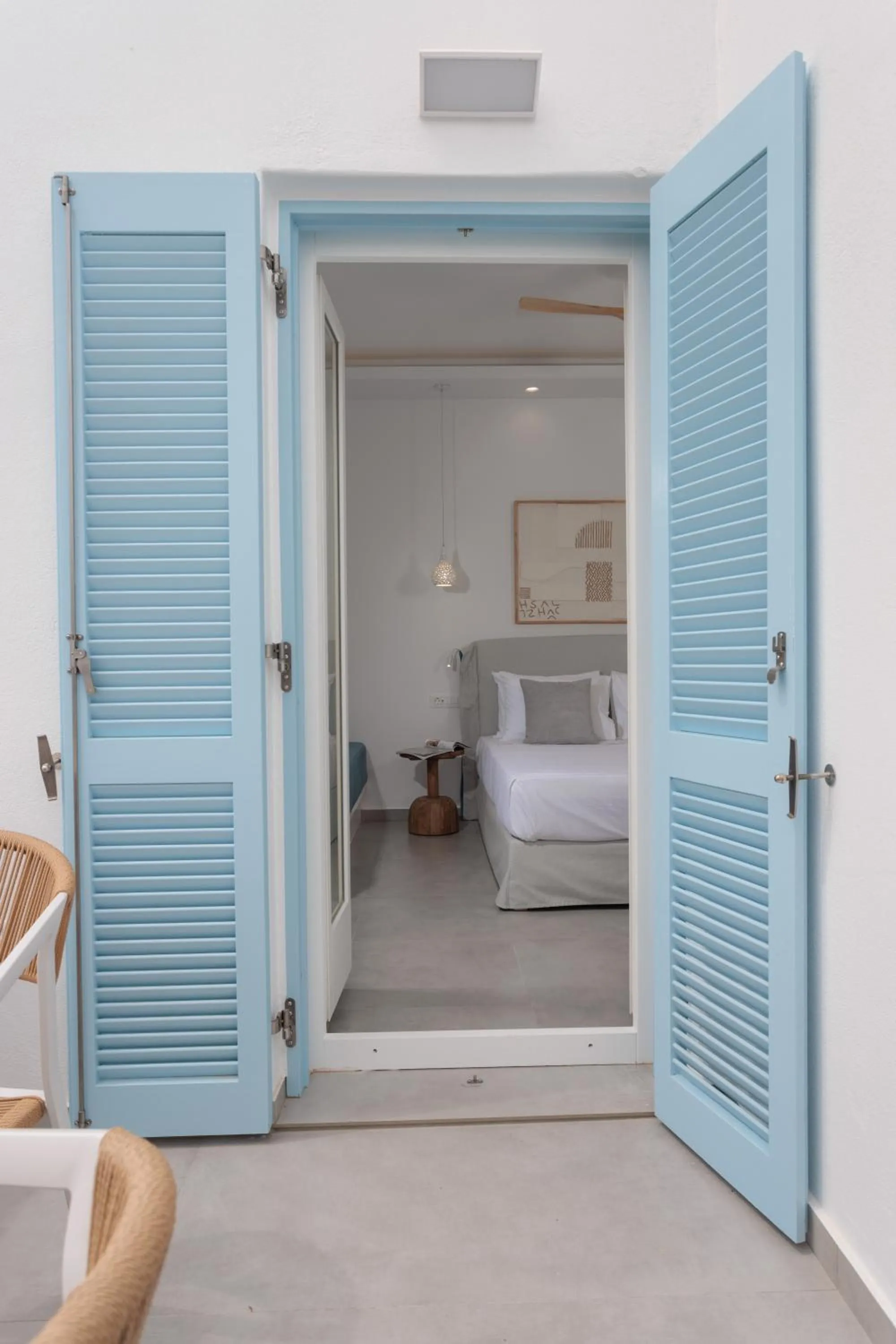 Bedroom, Bed in Agia Anna Living