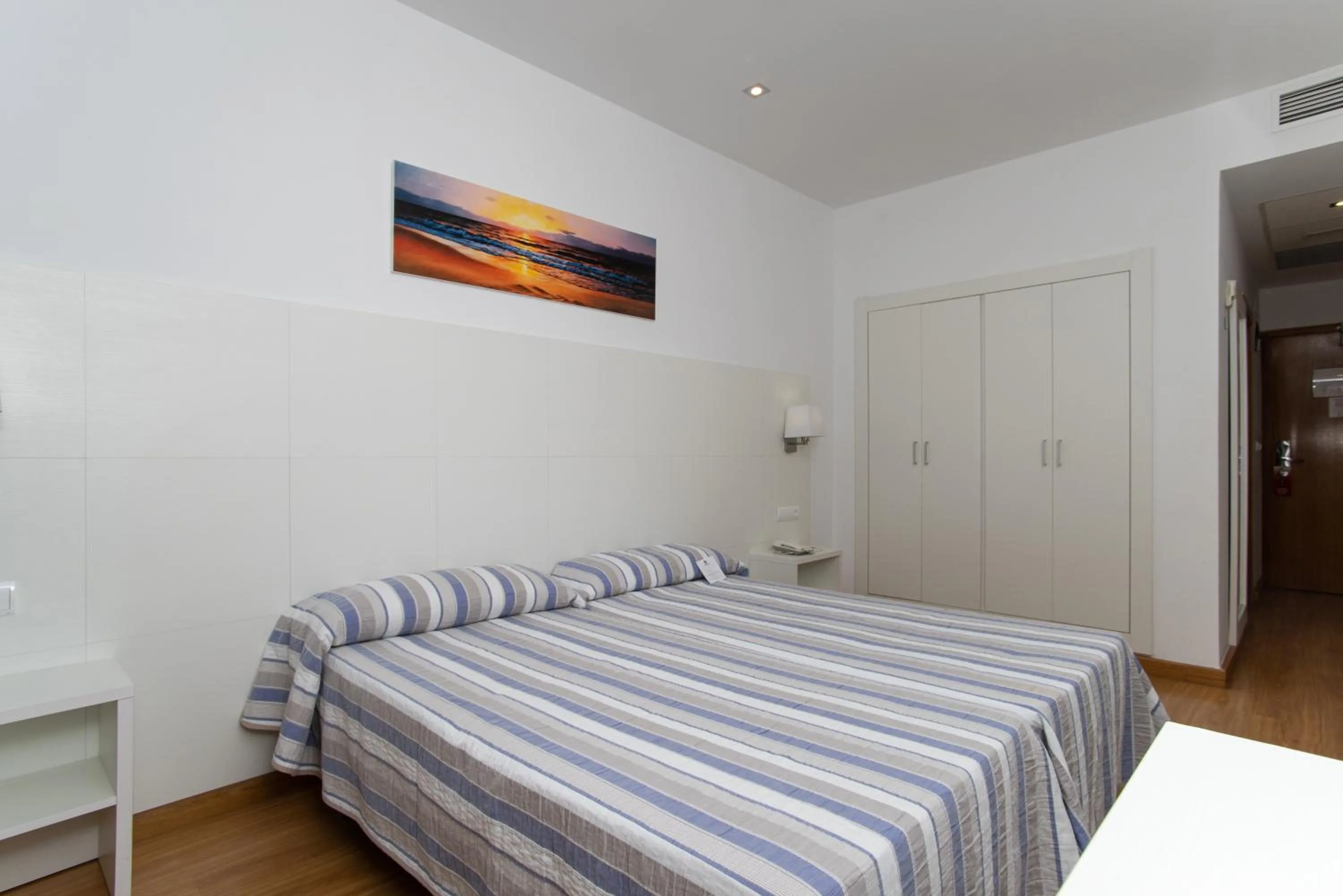 Bed in Hotel Voramar