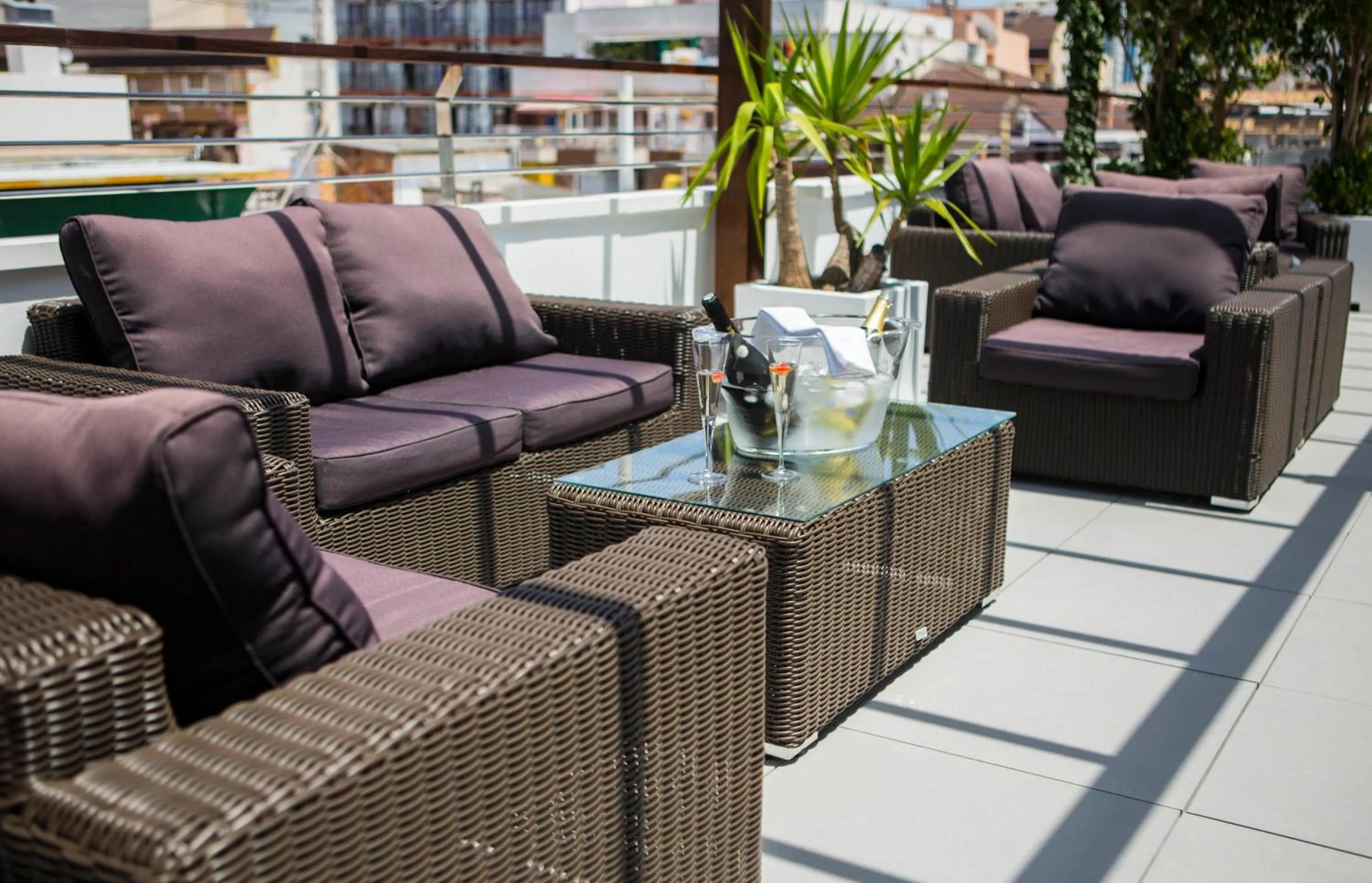 Solarium in Hotel Voramar