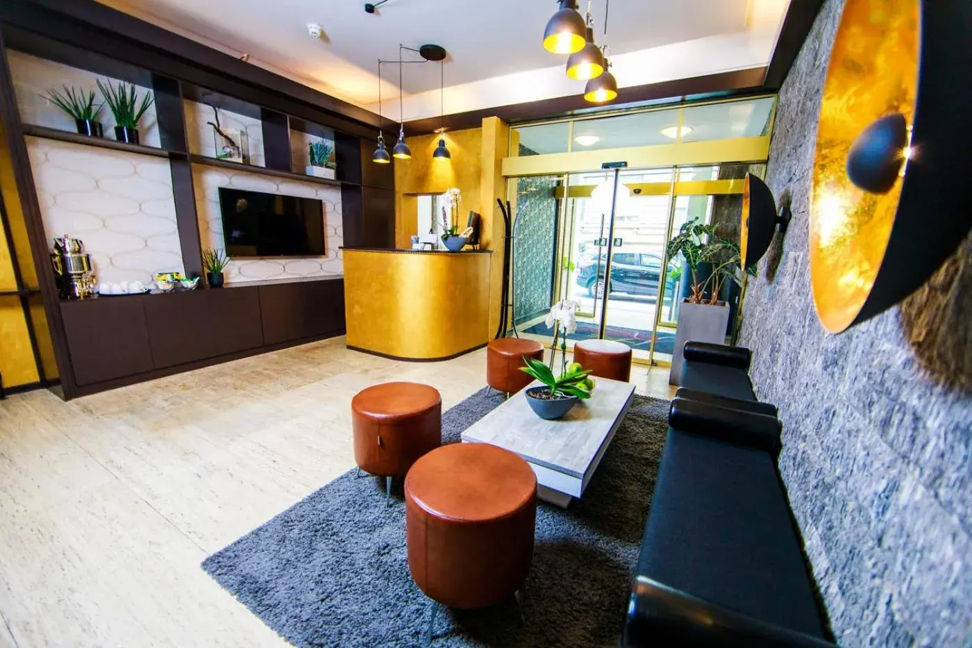 Lobby or reception in Kaiserhof Lobby or reception in Kaiserhof