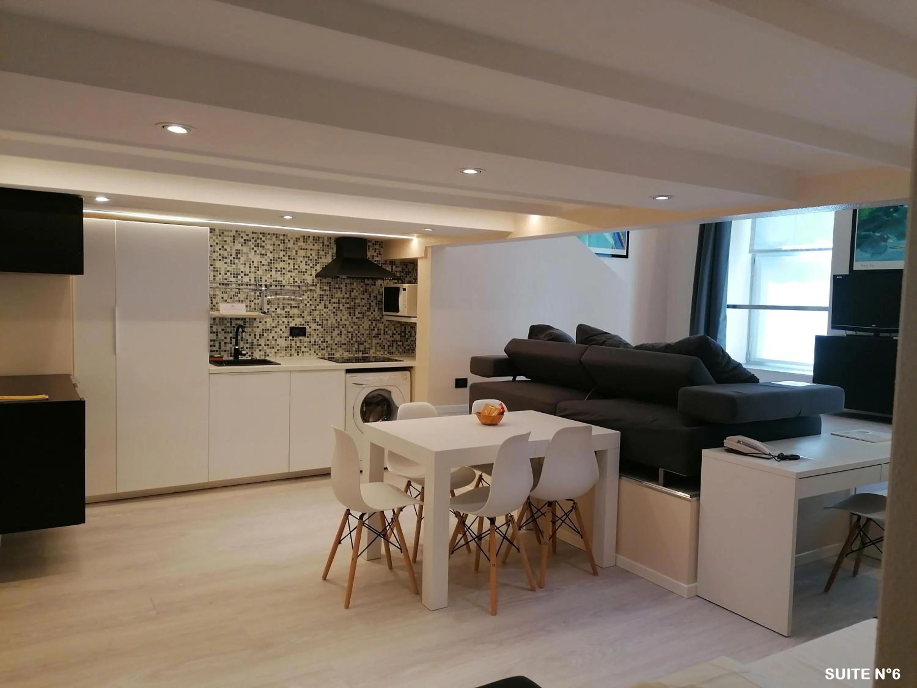 Kitchen or kitchenette in Residence Sacchi Aparthotel