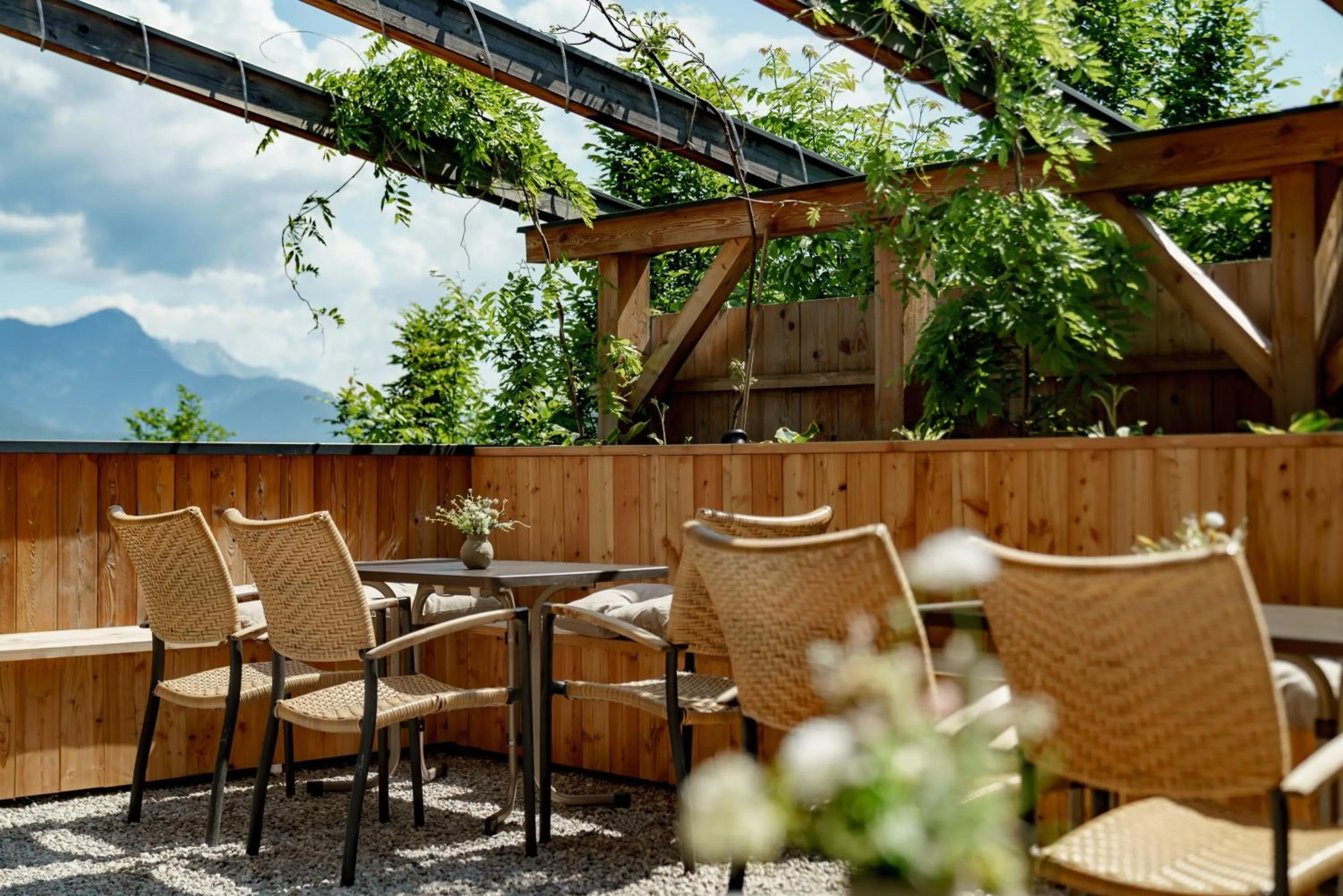 Balcony/Terrace in Erzherzog Johann Alpin Style Hotel - Adults Only