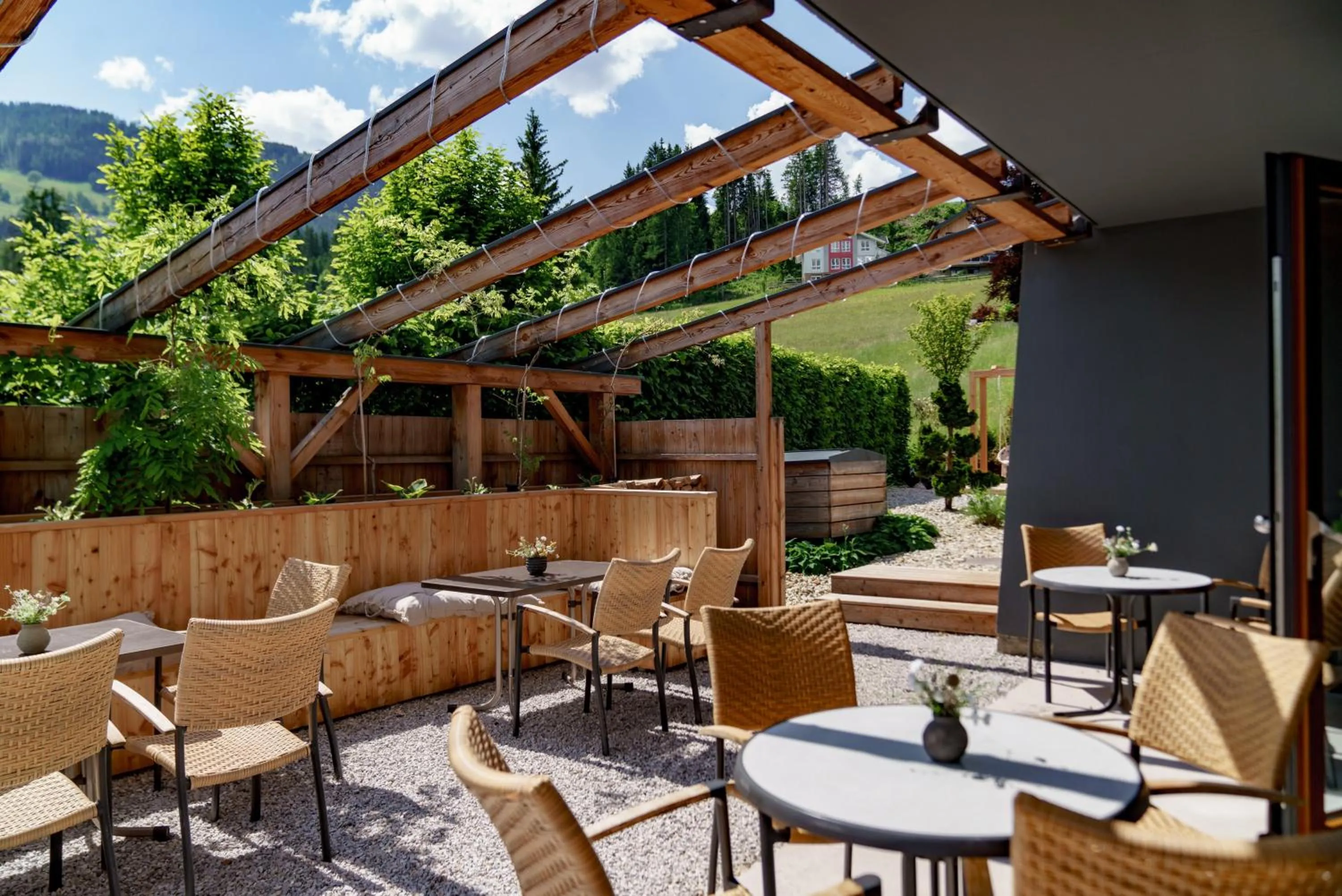 Balcony/Terrace in Erzherzog Johann Alpin Style Hotel - Adults Only