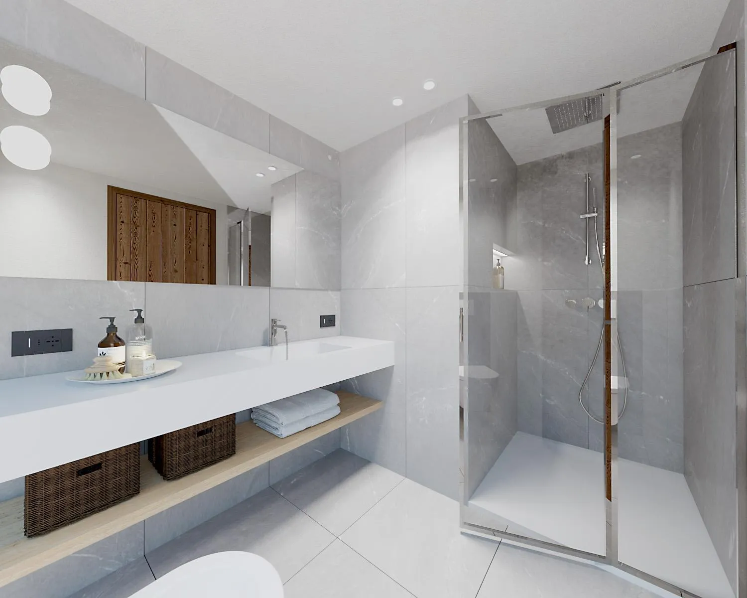 Shower in Hotel Astoria