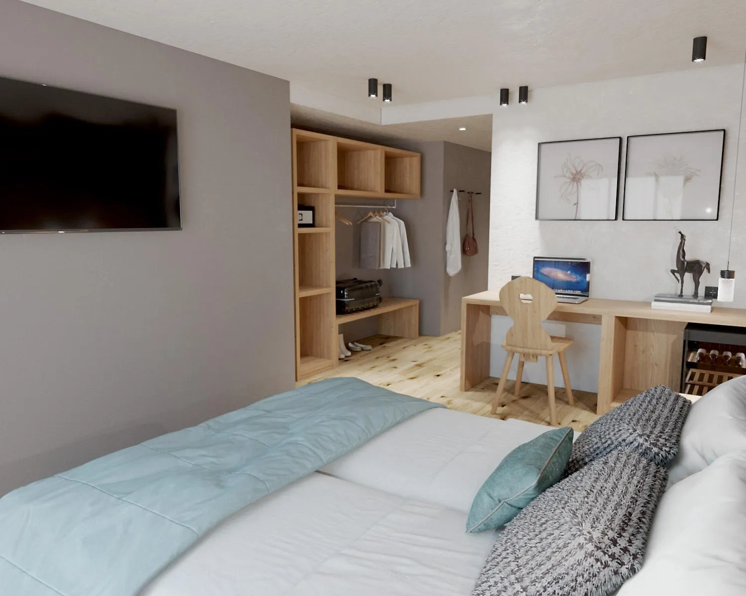 Bed in Hotel Astoria