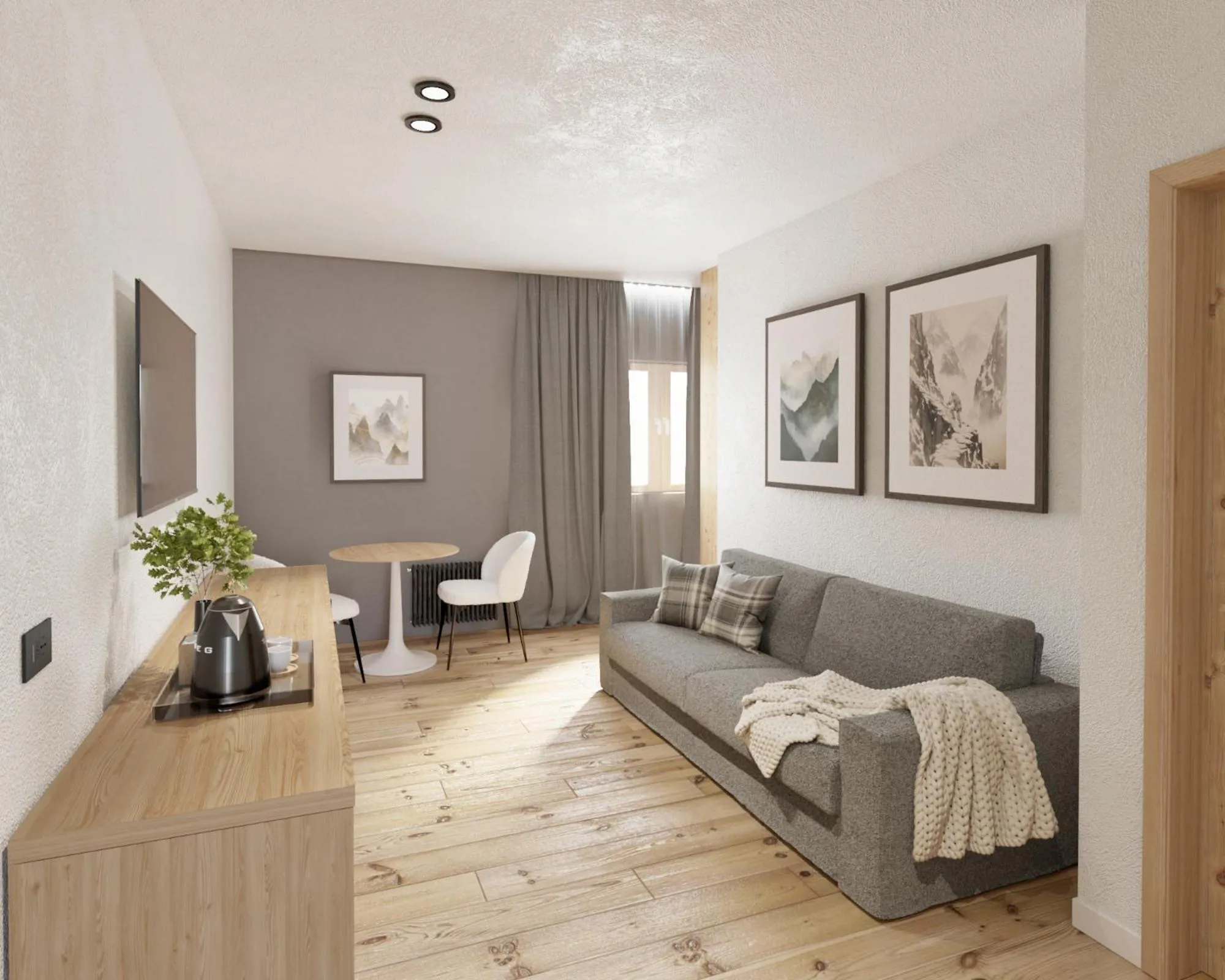 Living room in Hotel Astoria