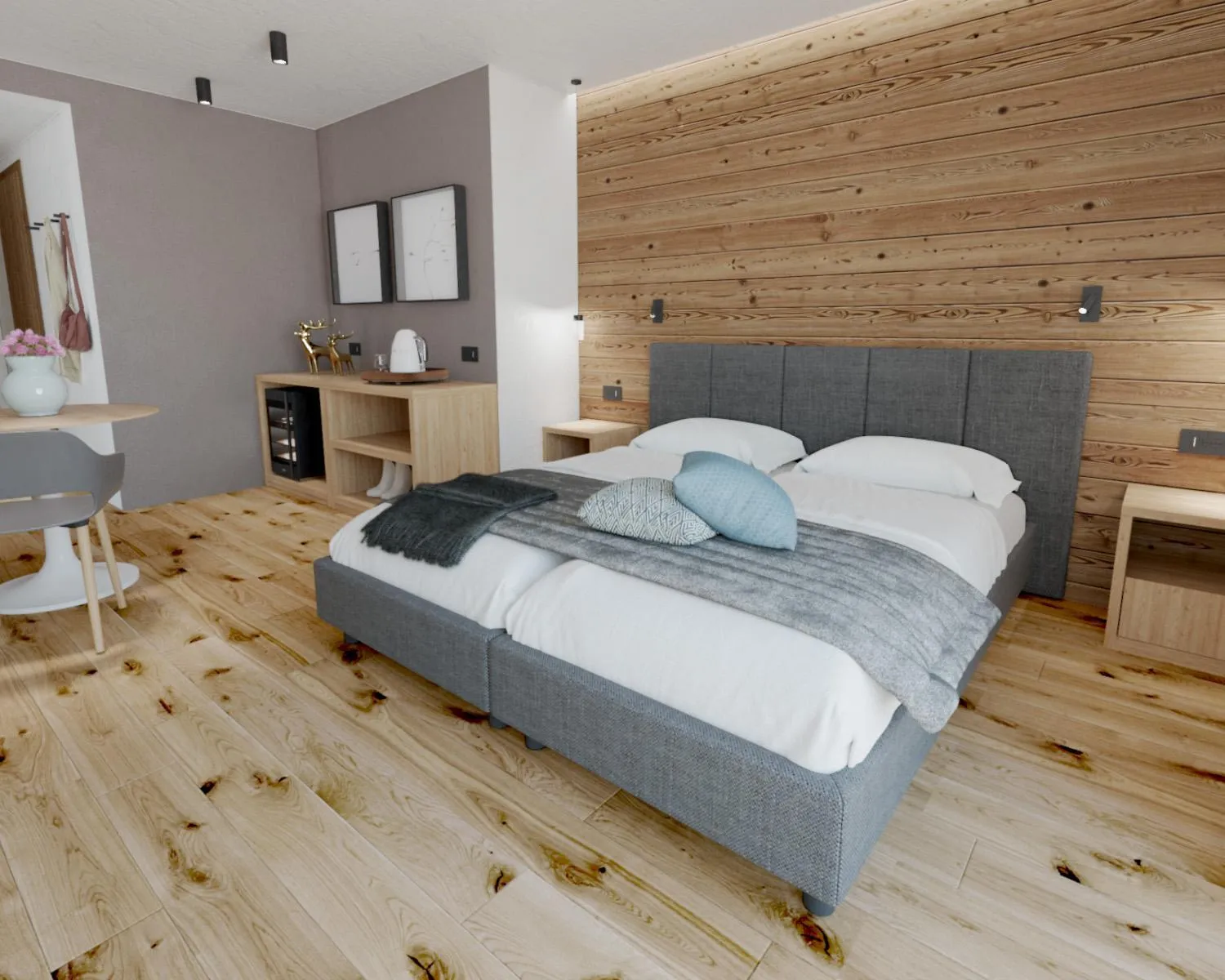 Bed in Hotel Astoria