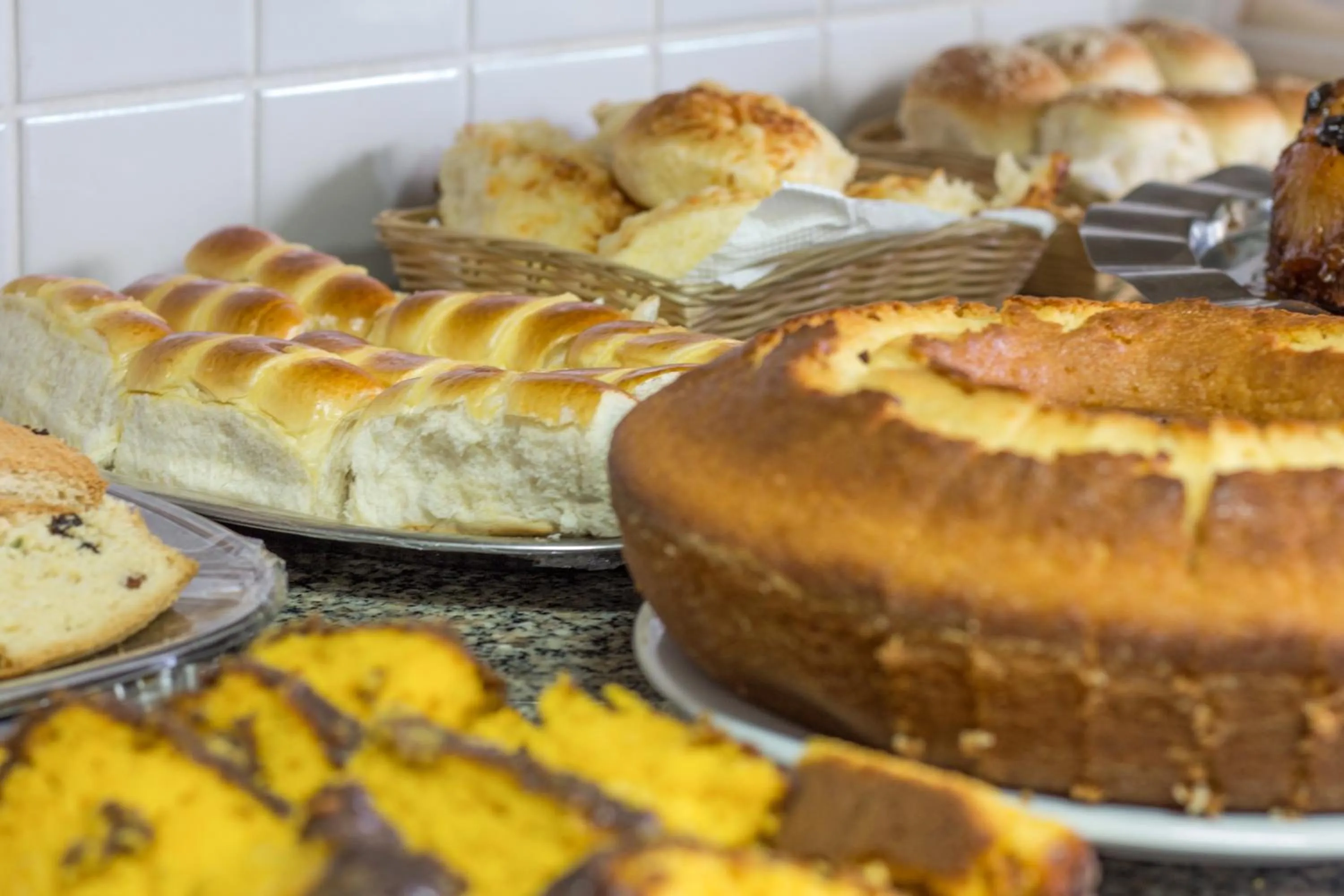 Buffet breakfast in Hotel Pousada Atlântica
