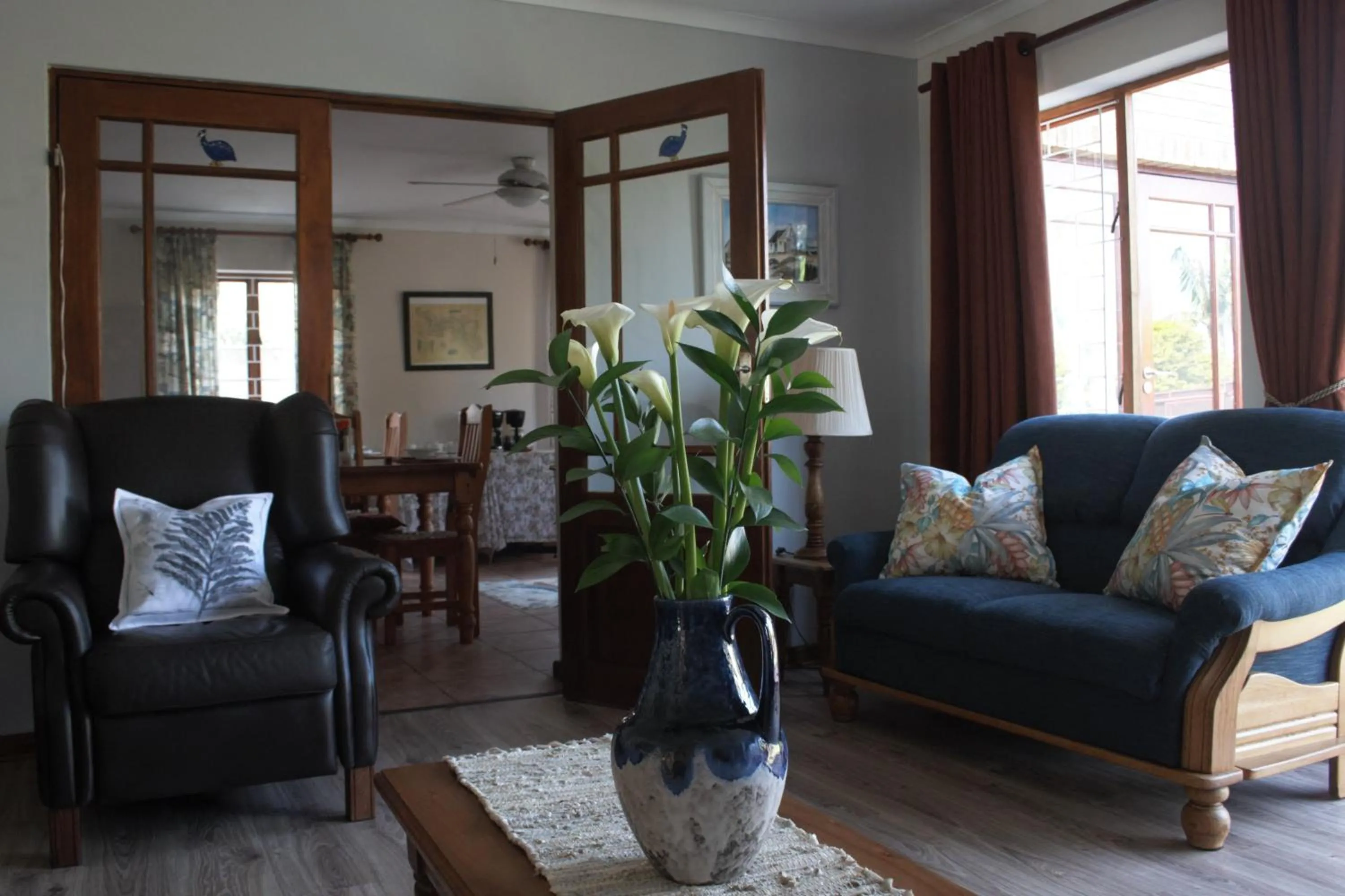 Communal lounge/ TV room in Blue Fern of Knysna