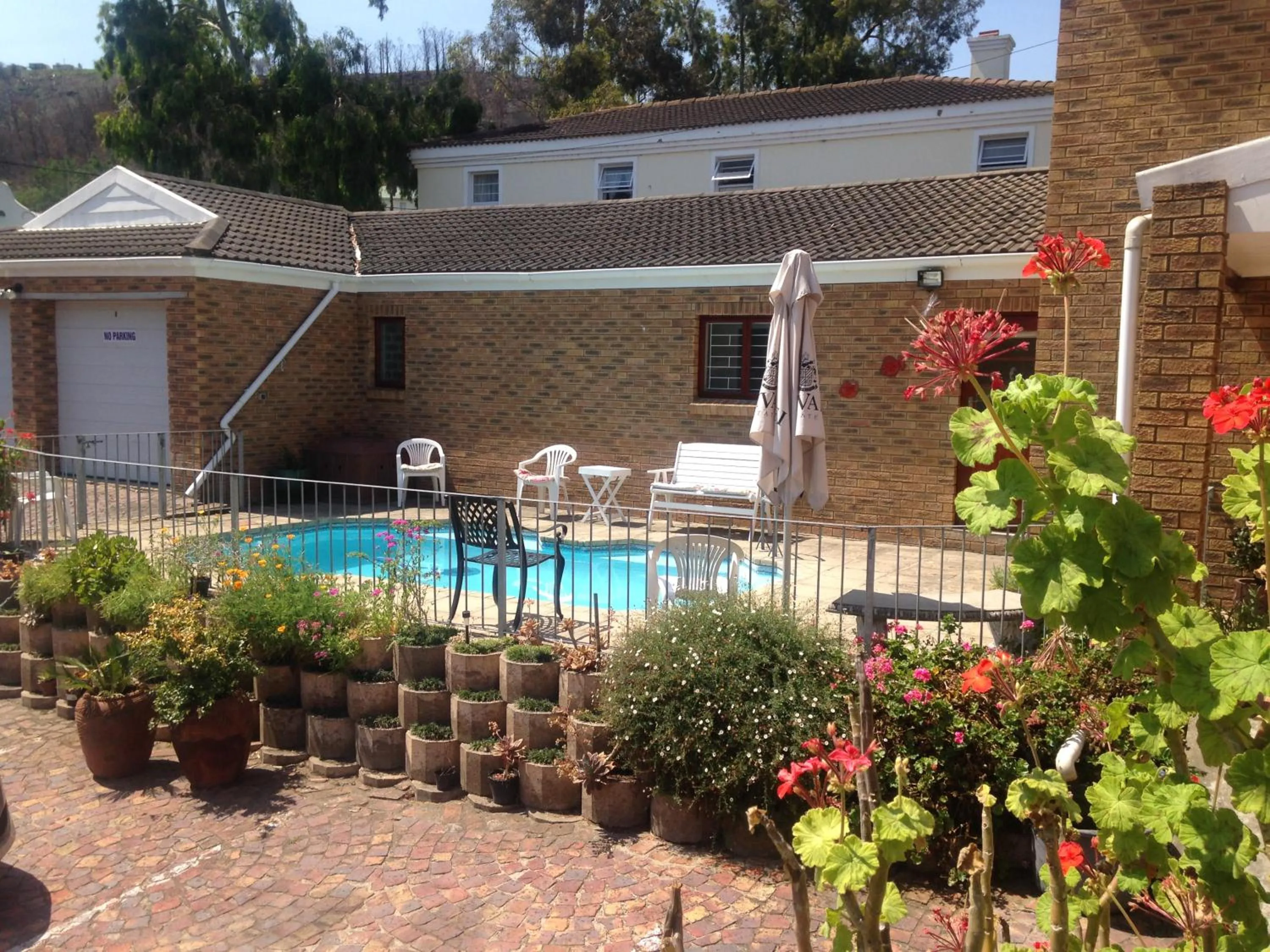 Pool view in Blue Fern of Knysna