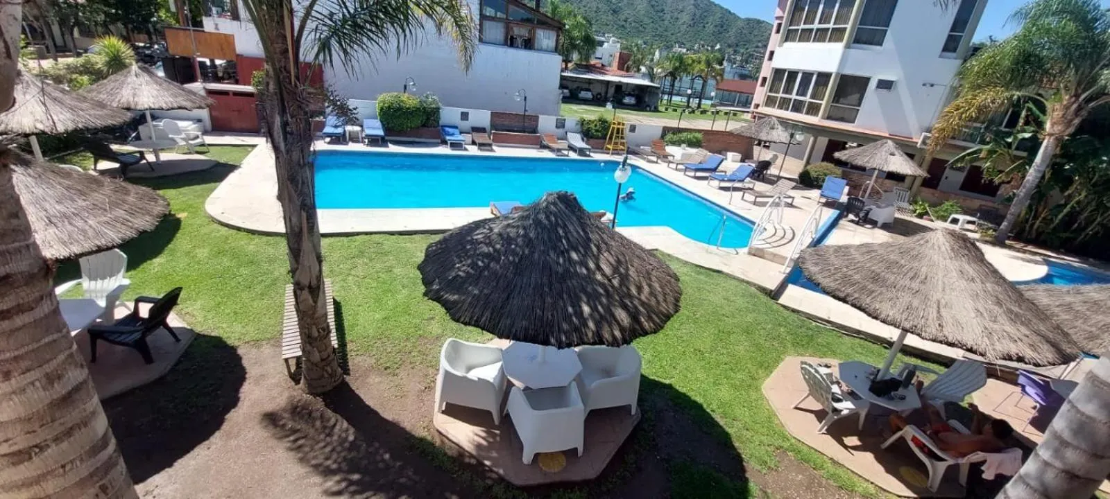 Pool view in Hotel El Cid