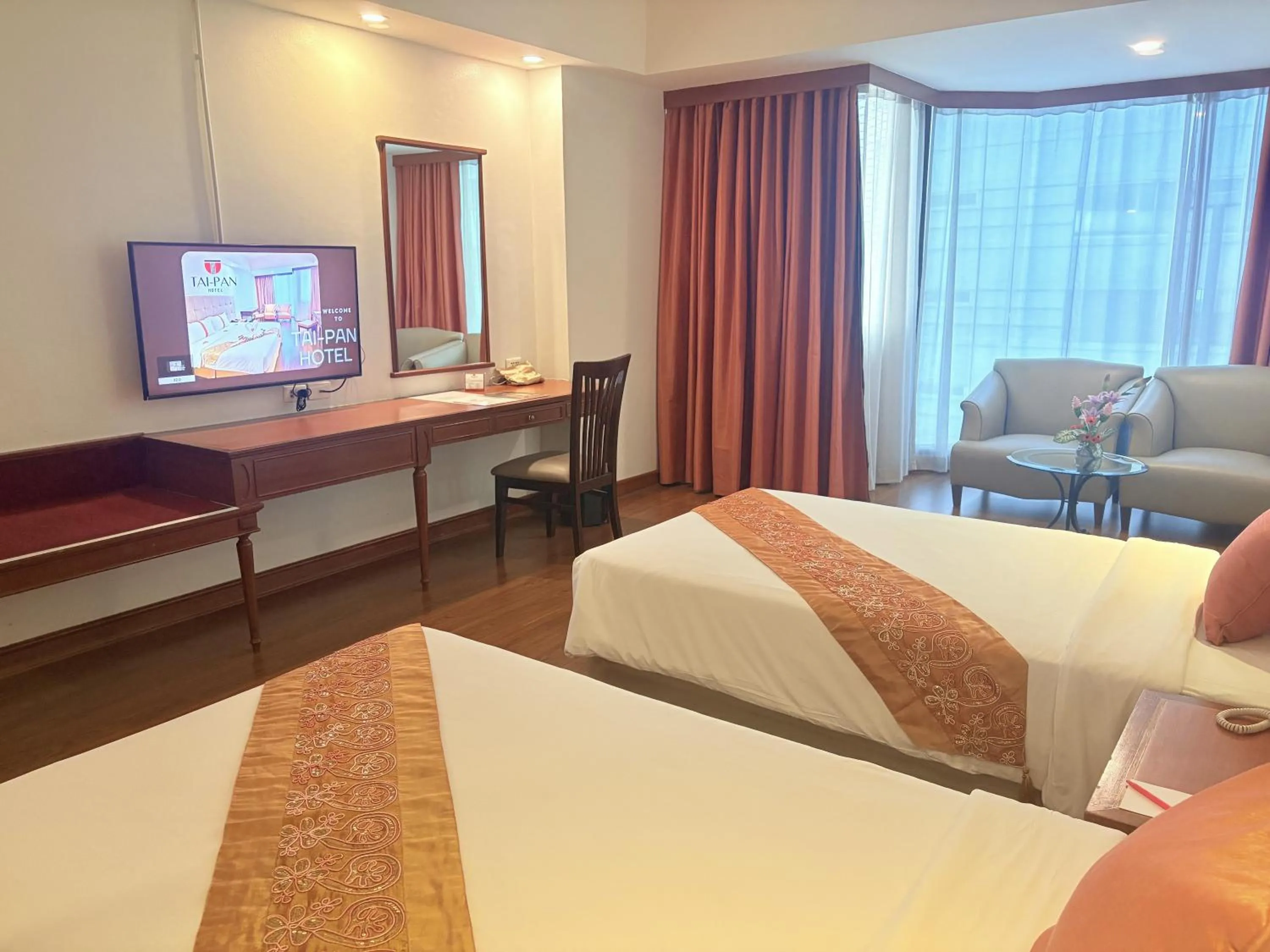 Bed in Tai Pan Hotel