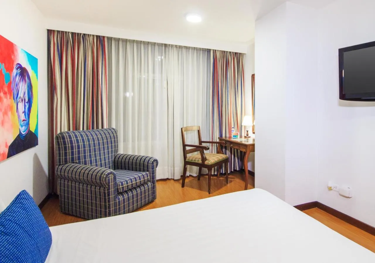Bed in Pop Art Hotel Las Colinas Manizales