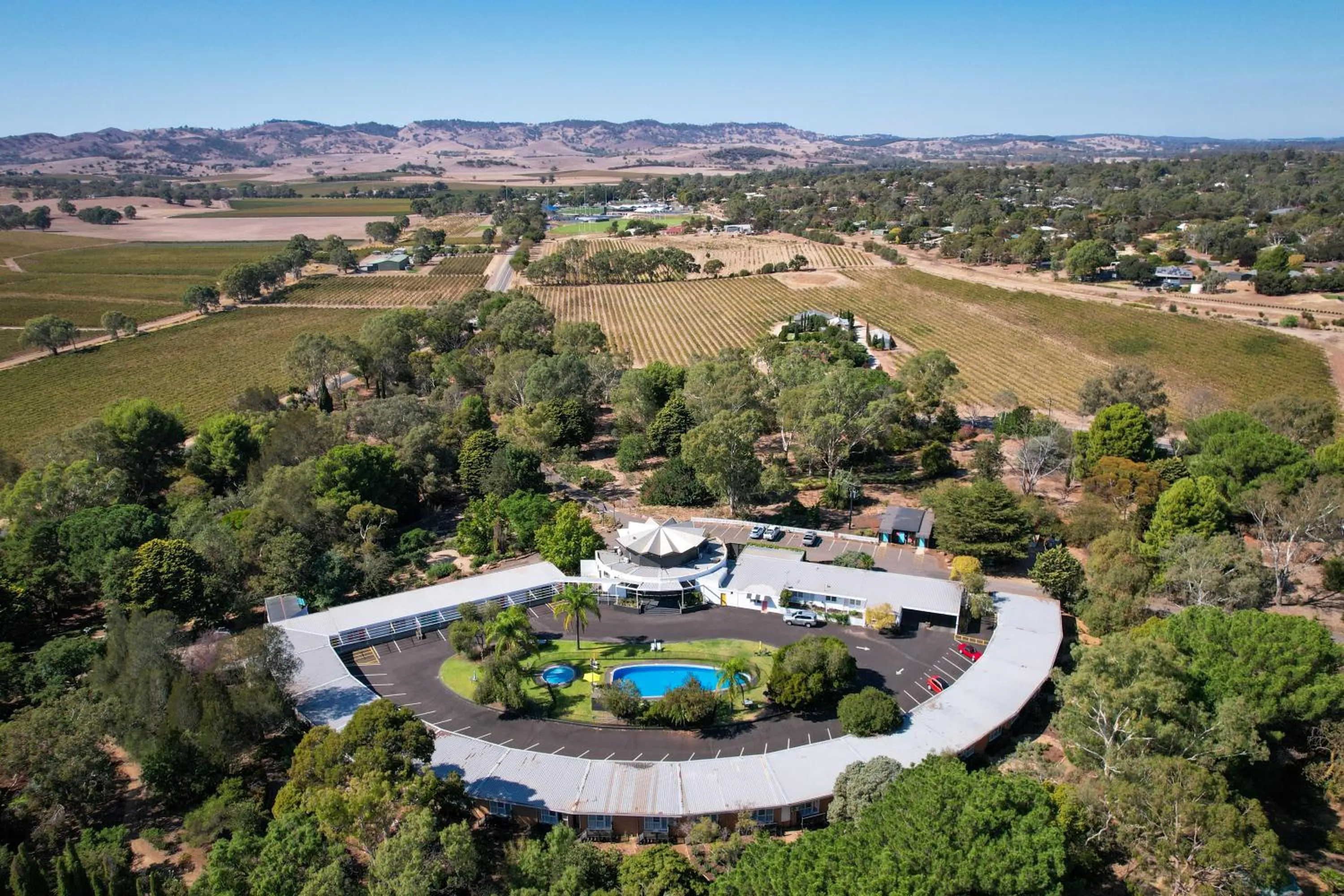 Bird's eye view in The Lyndoch Motel