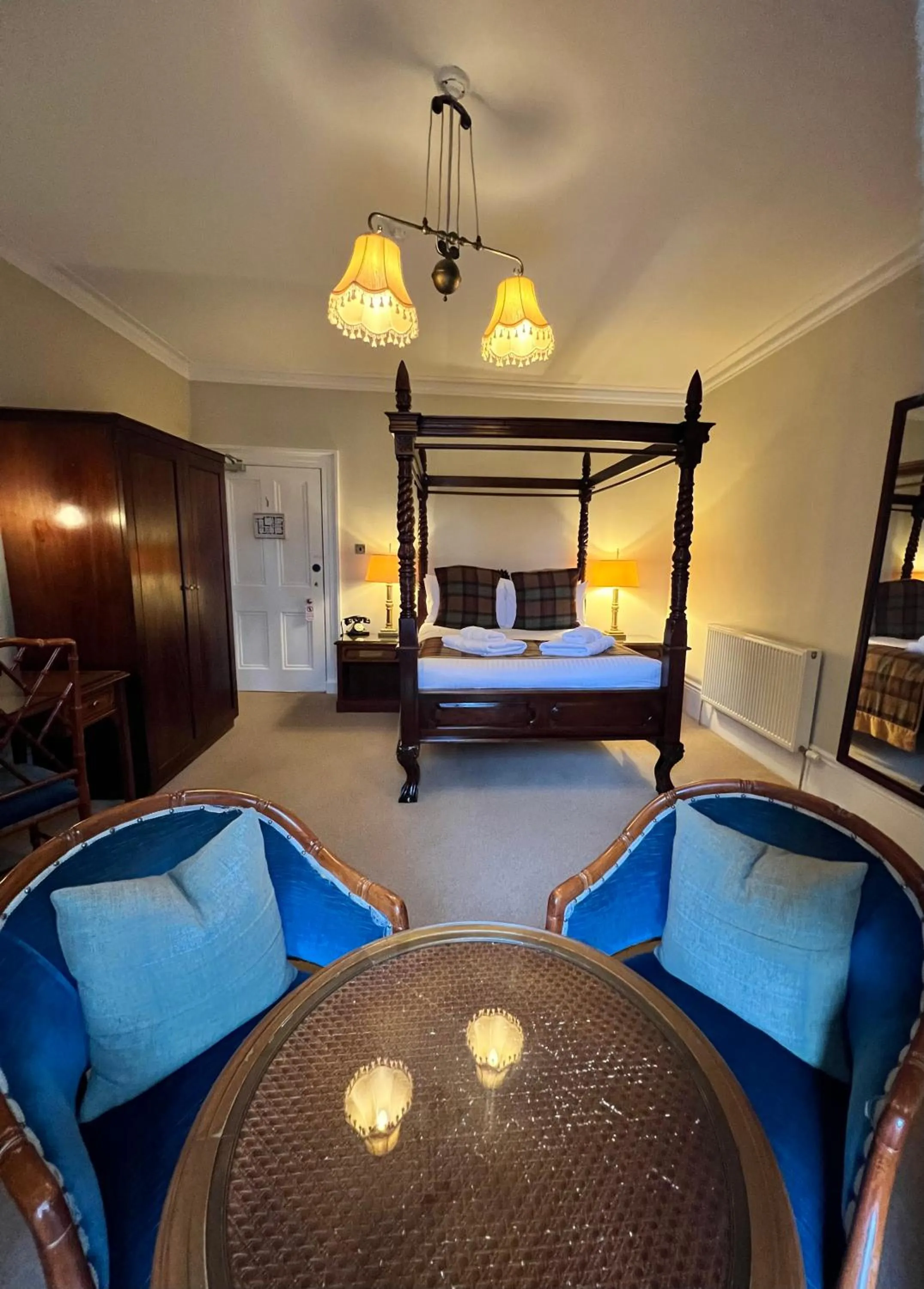 Bed in Greshornish House Hotel