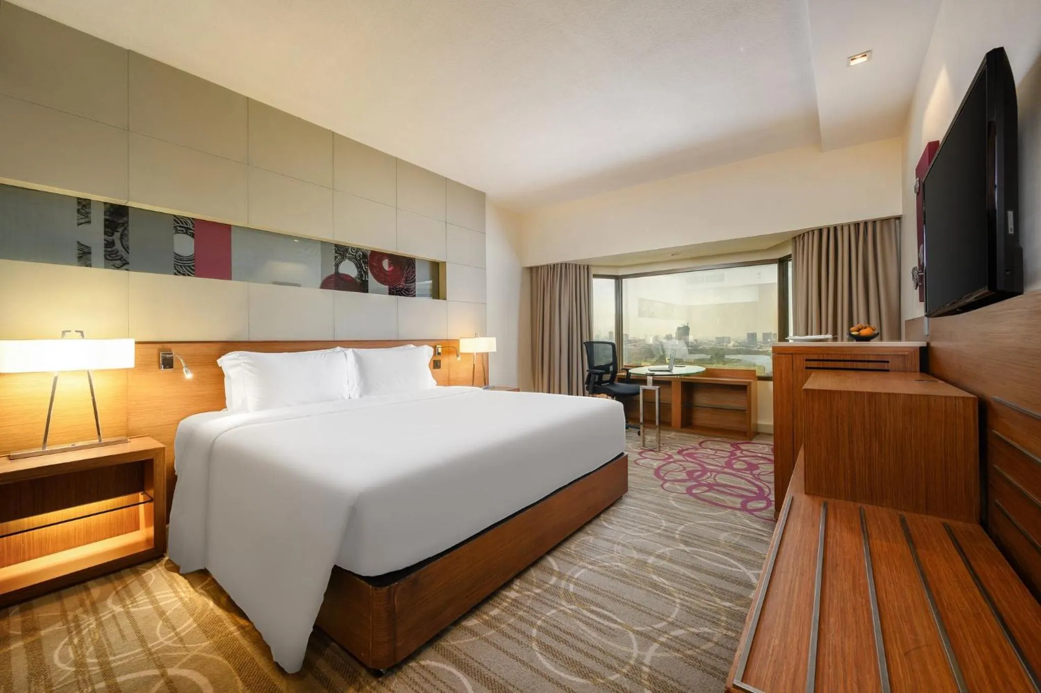 Bedroom, Bed in Centara Grand at Central Plaza Ladprao Bangkok