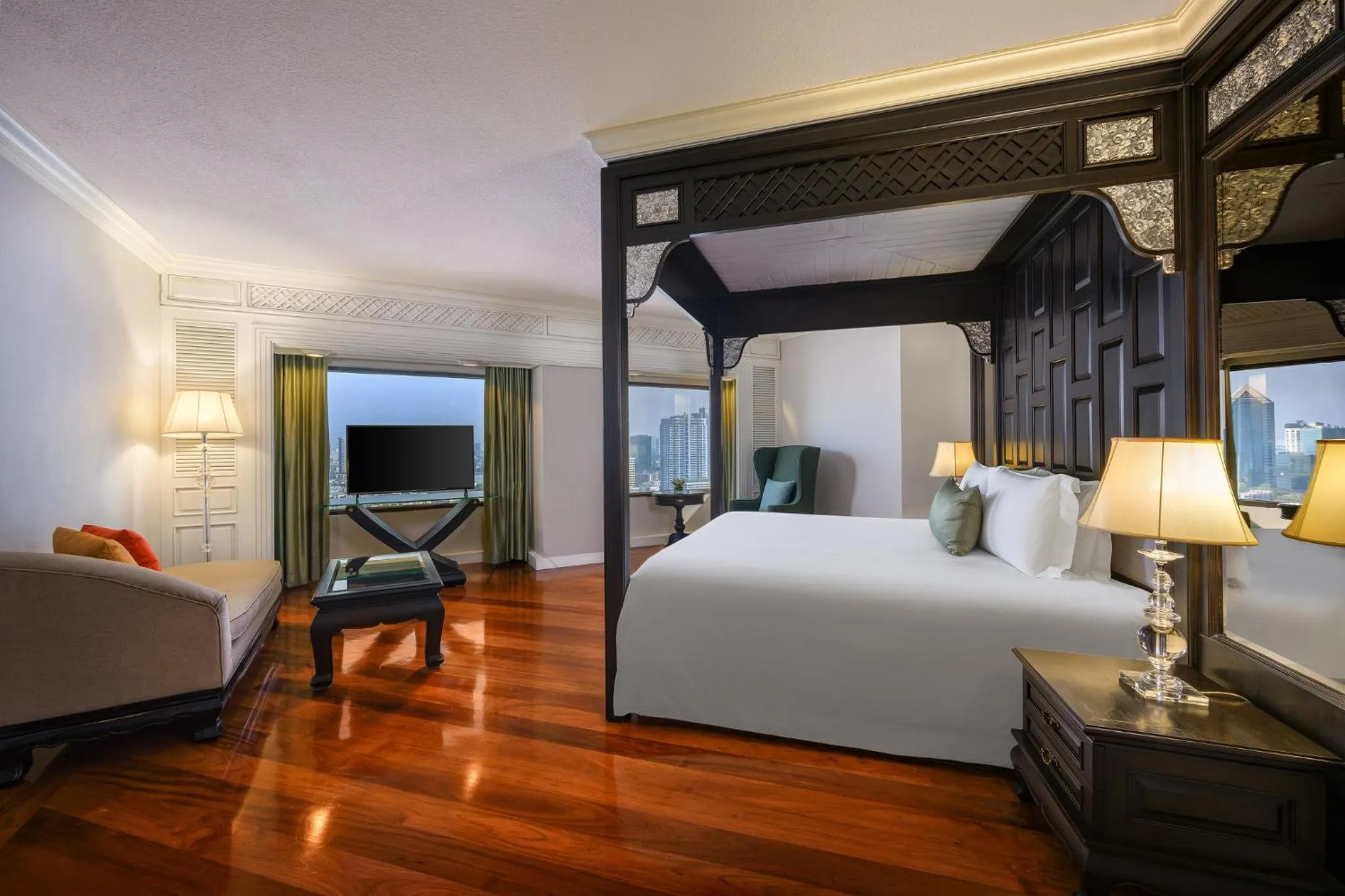 Photo of the whole room, Bed in Centara Grand at Central Plaza Ladprao Bangkok