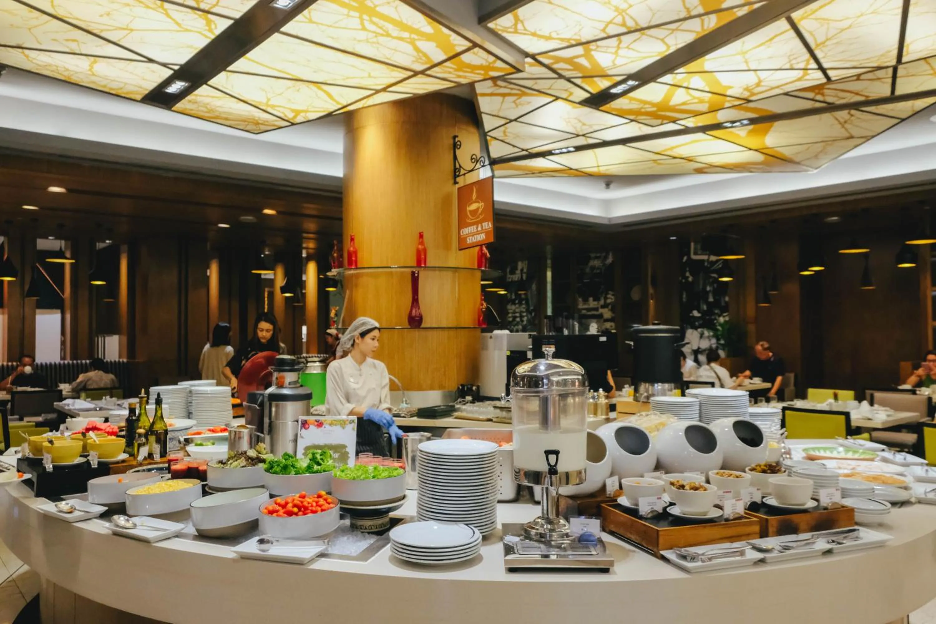 Breakfast in Centara Grand at Central Plaza Ladprao Bangkok
