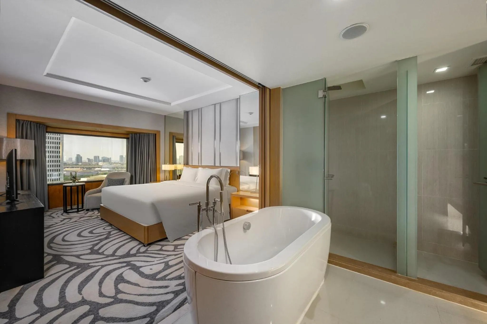 Bathroom in Centara Grand at Central Plaza Ladprao Bangkok