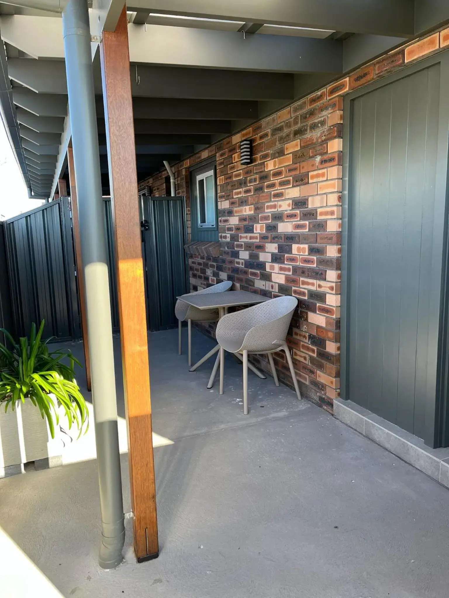 Inner courtyard view in Jervis Bay Motel Inner courtyard view in Jervis Bay Motel