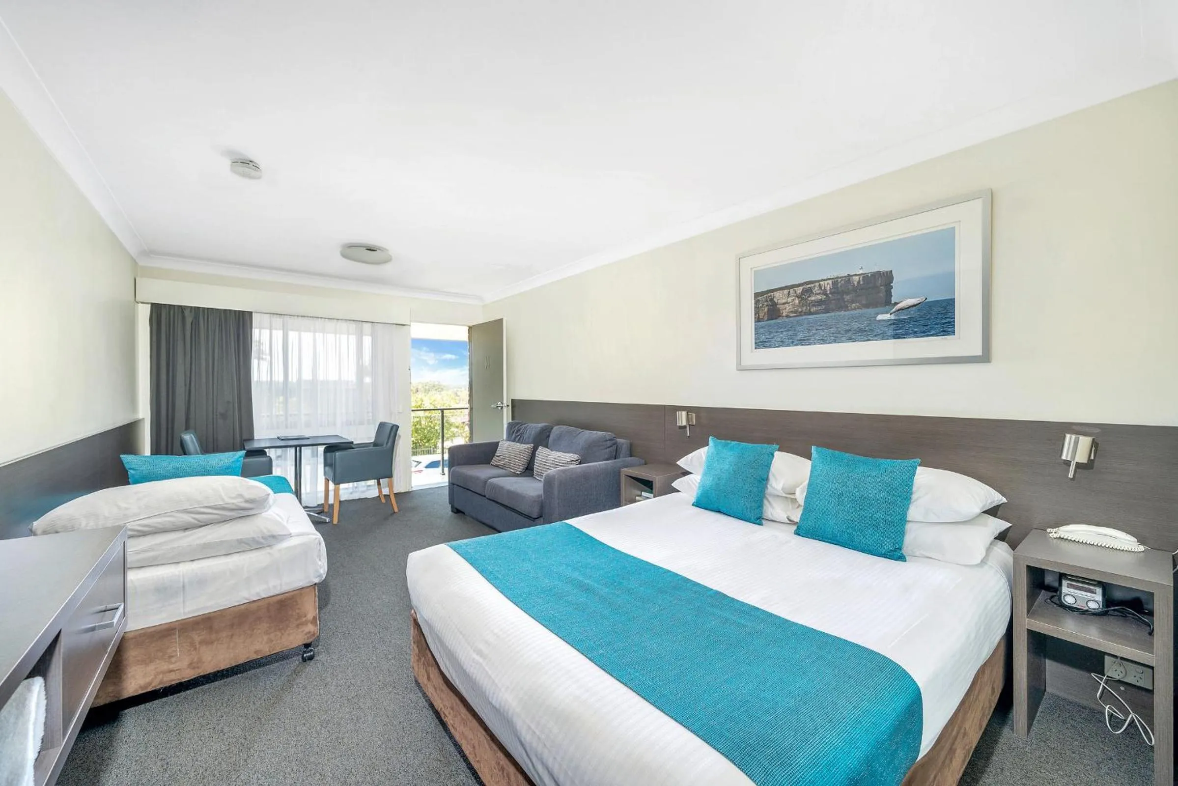 Bed in Jervis Bay Motel