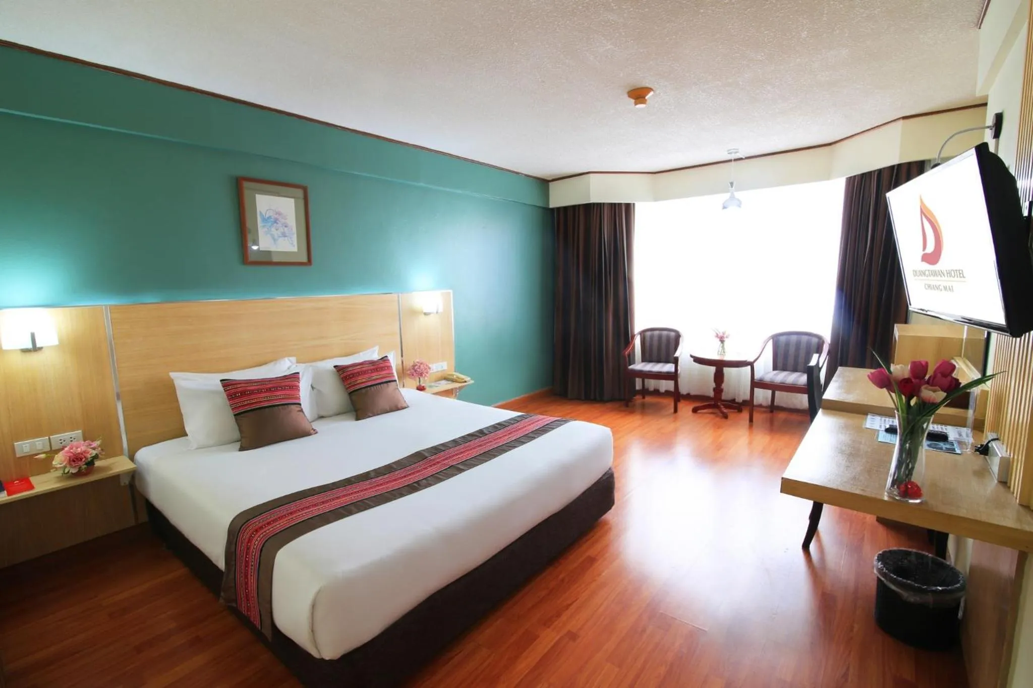 Bedroom, Bed in Duangtawan Hotel Chiang Mai