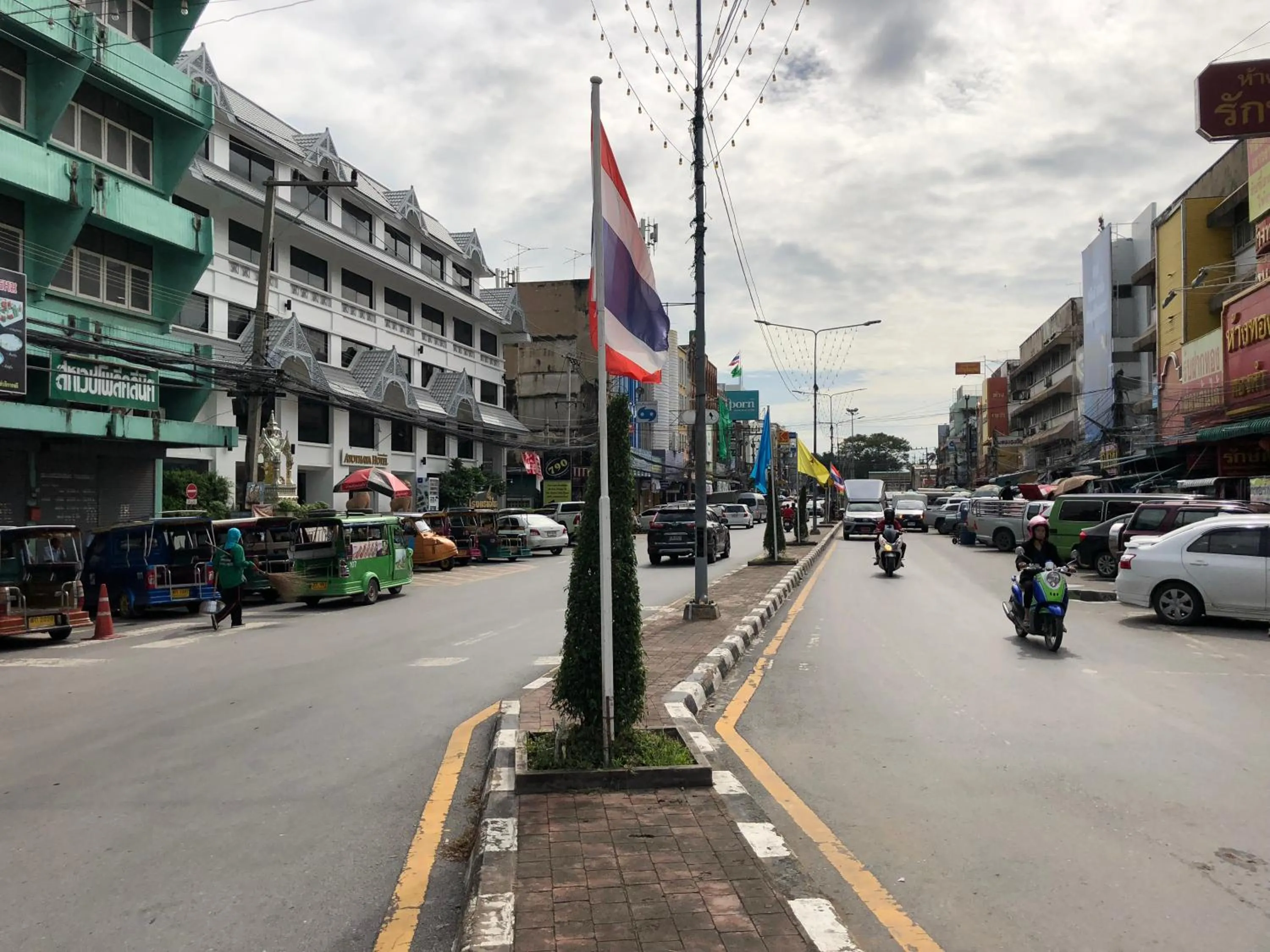 Street view in Ayothaya Hotel