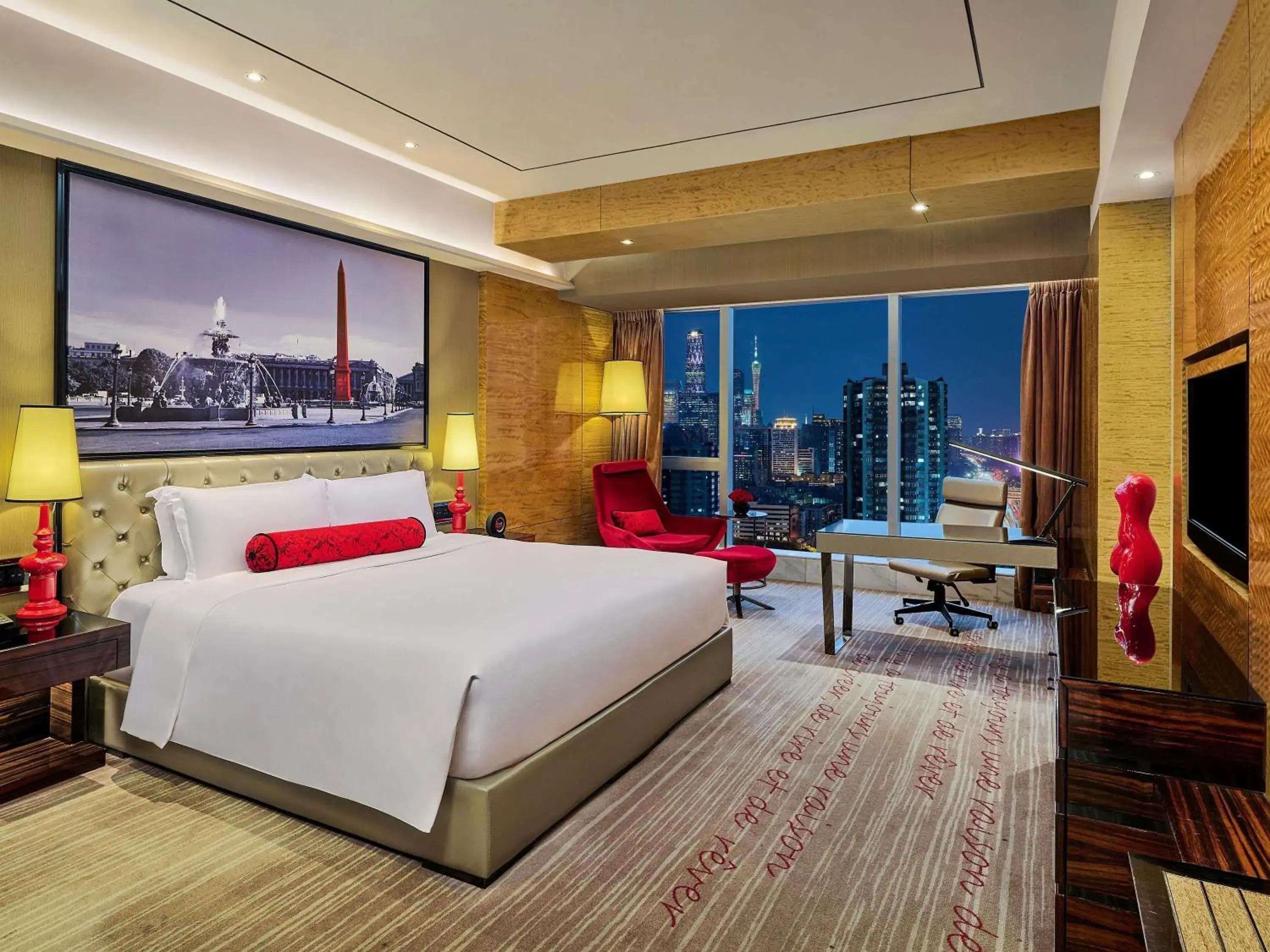 Bedroom, Bed in Sofitel Guangzhou Sunrich Bedroom, Bed in Sofitel Guangzhou Sunrich