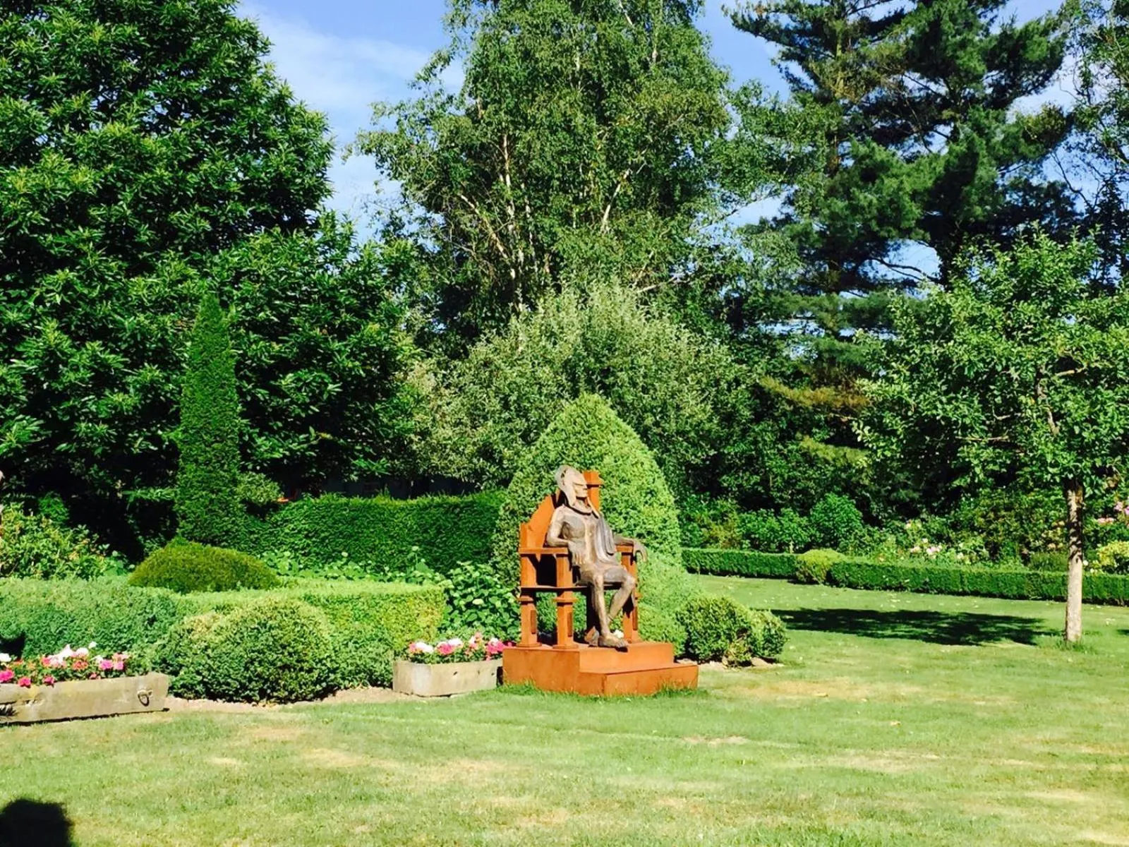 Garden in Hof Van Volmersele - Luxury B&B
