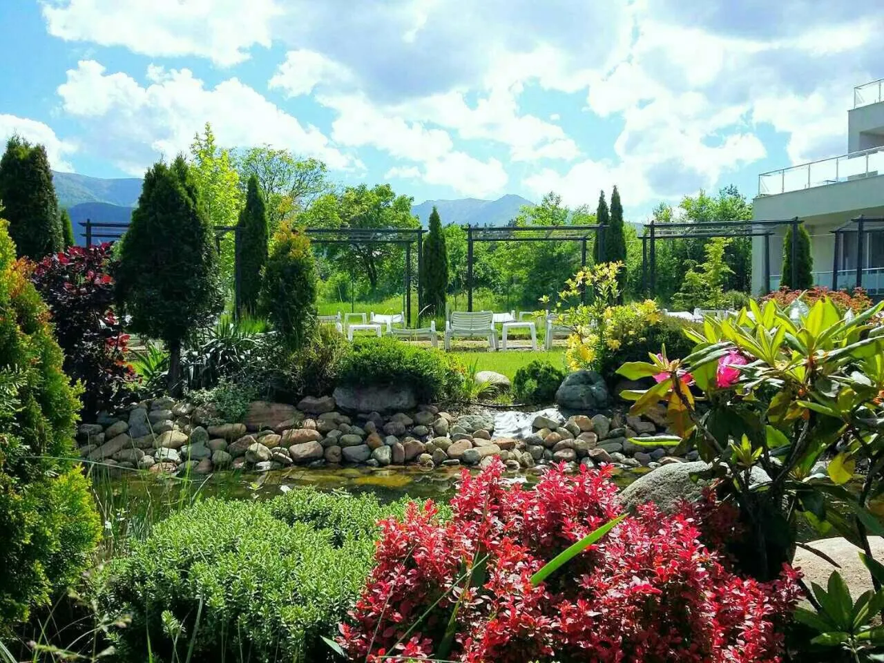 Patio in Spa Hotel Ata