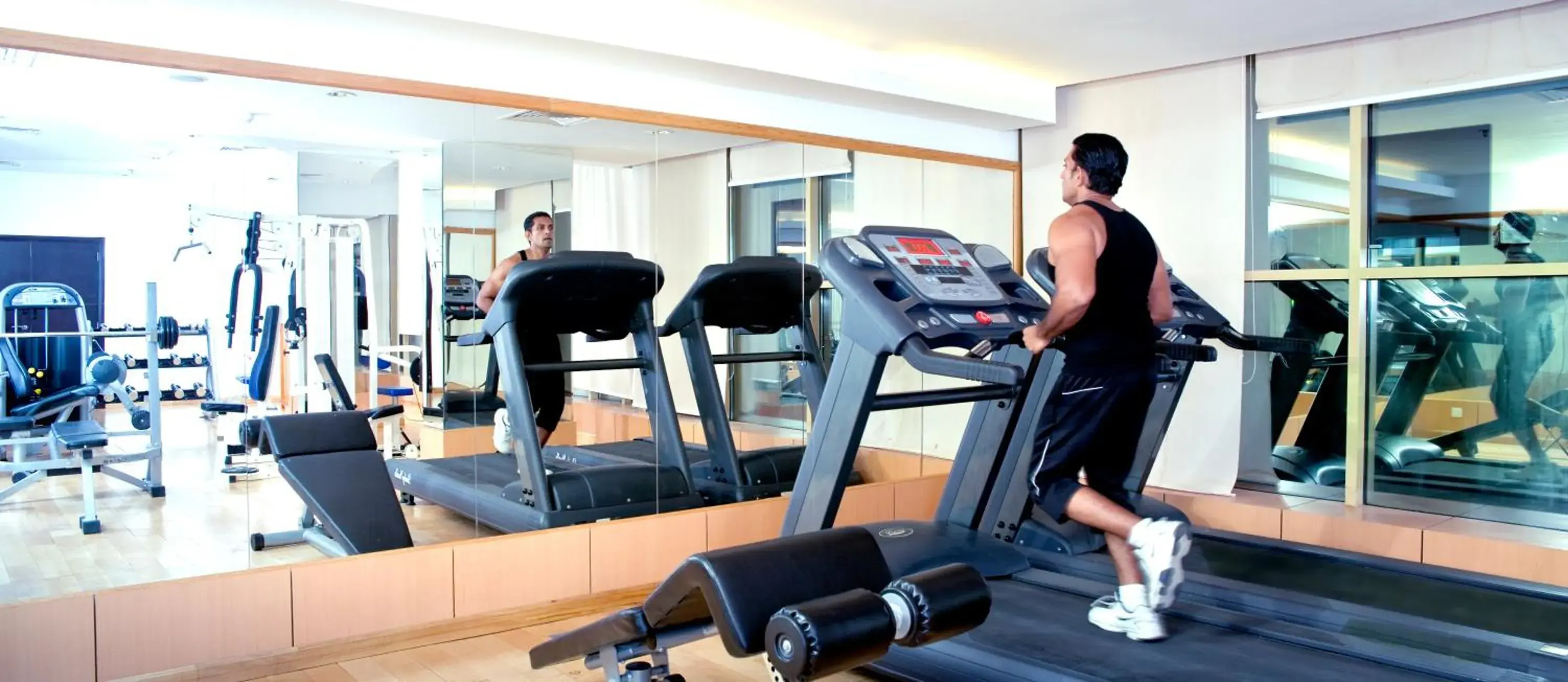 Fitness centre/facilities in Corp Executive Hotel Doha Suites Fitness centre/facilities in Corp Executive Hotel Doha Suites