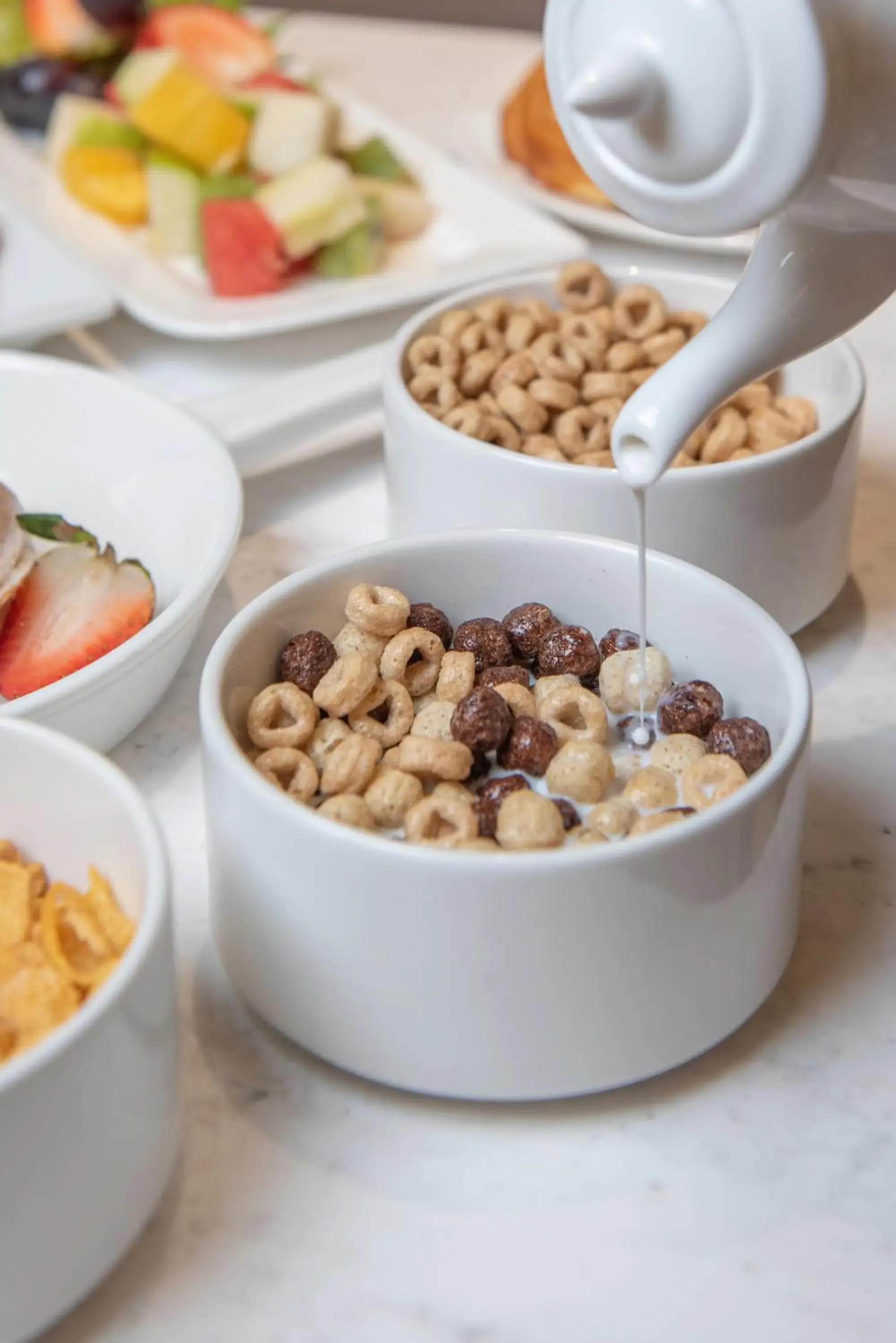 Buffet breakfast in Corp Executive Hotel Doha Suites Buffet breakfast in Corp Executive Hotel Doha Suites