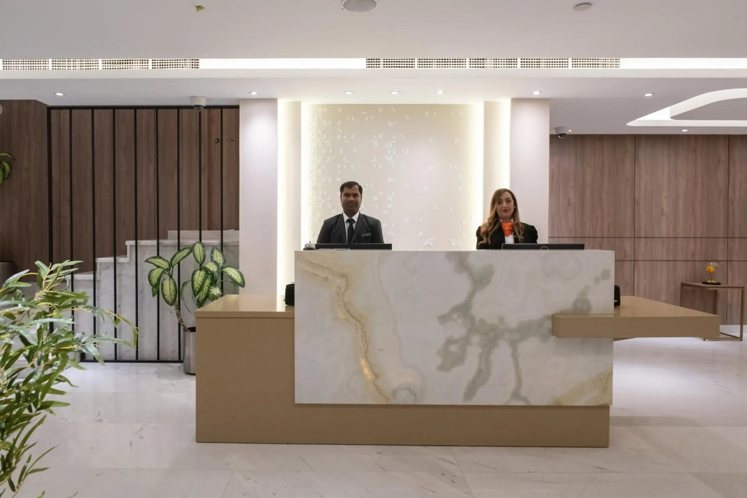 Lobby or reception in Corp Executive Hotel Doha Suites Lobby or reception in Corp Executive Hotel Doha Suites