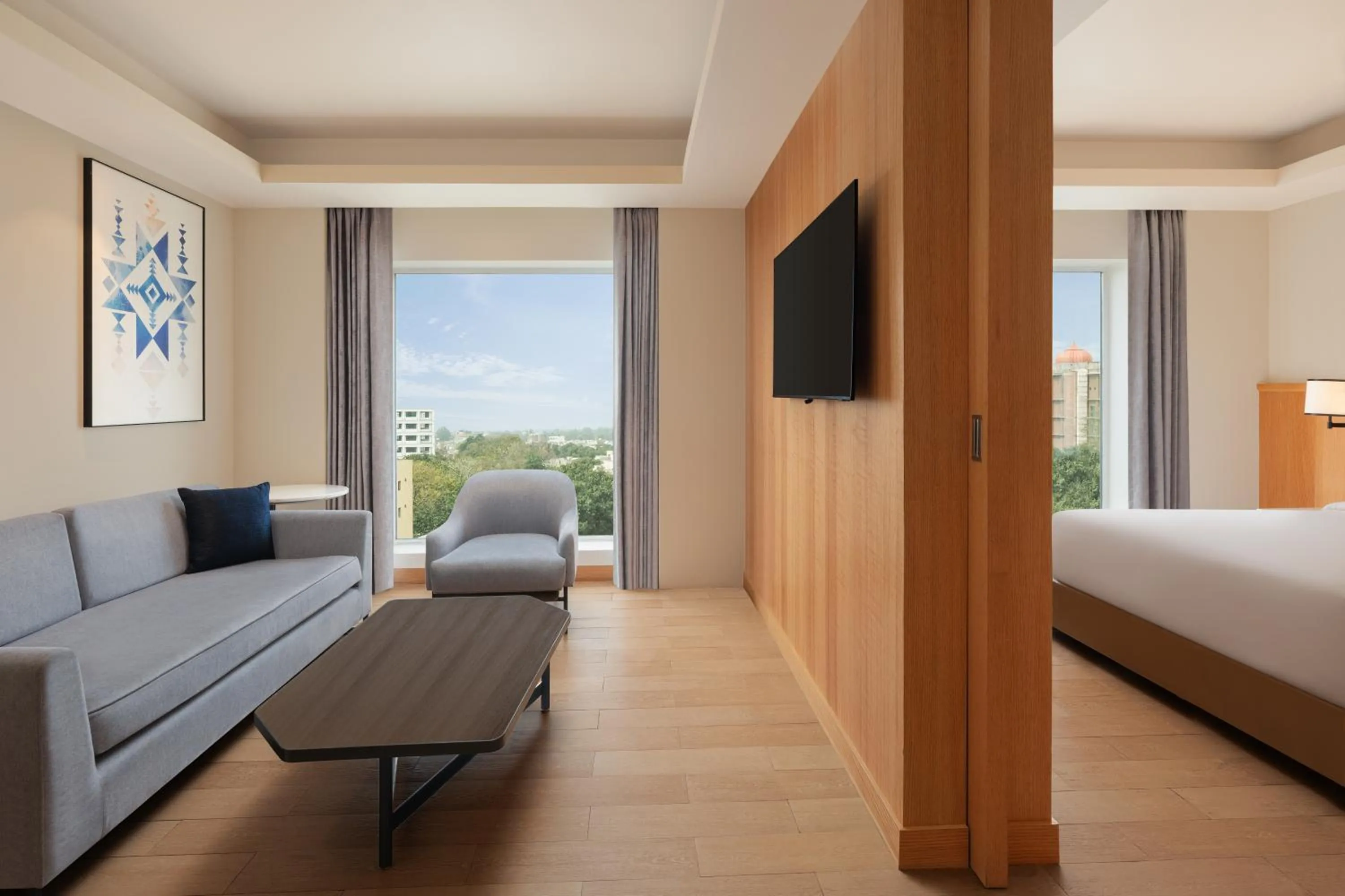 TV and multimedia, Bed in Fairfield by Marriott Amritsar