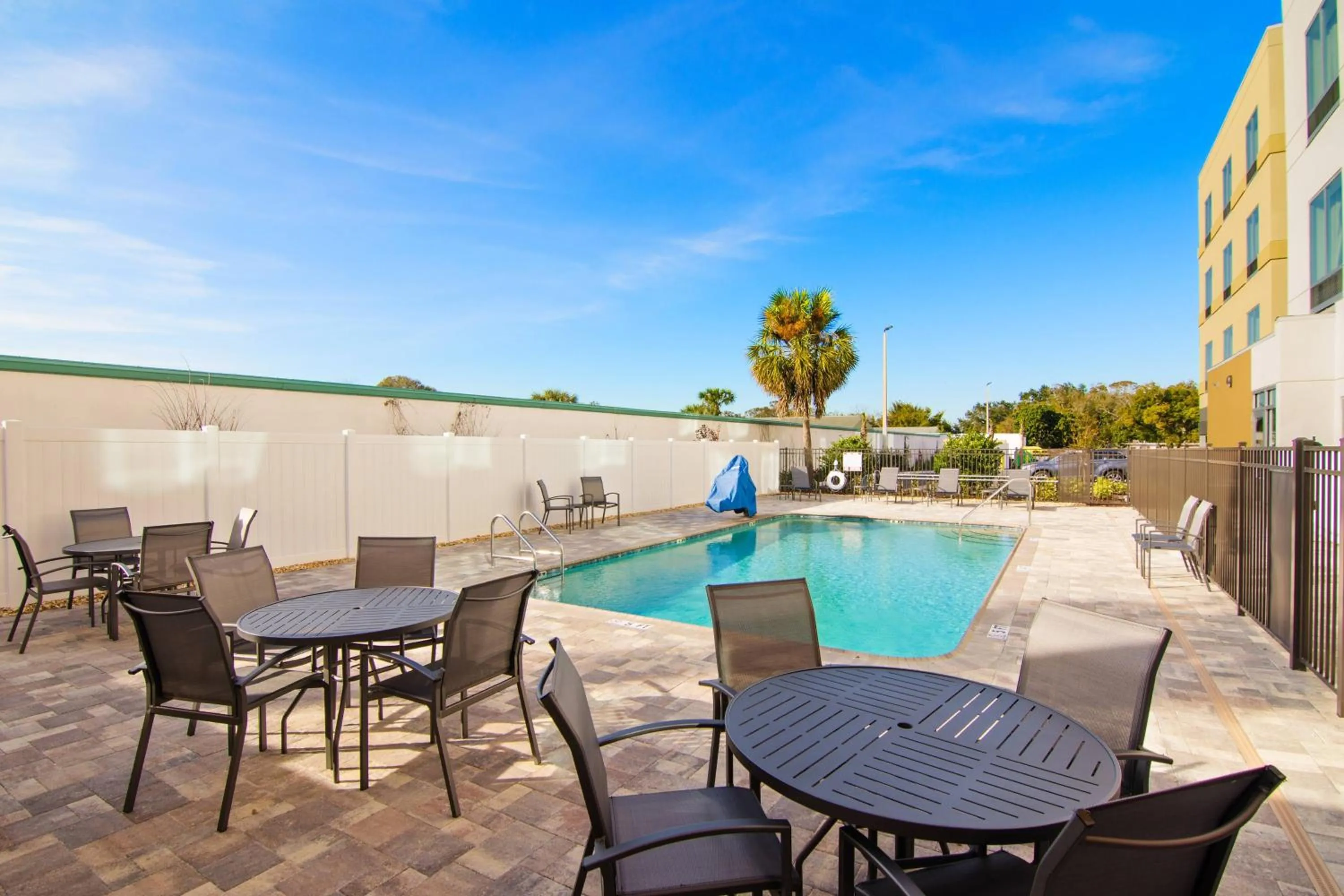 Swimming pool in Fairfield Inn & Suites by Marriott St Petersburg North