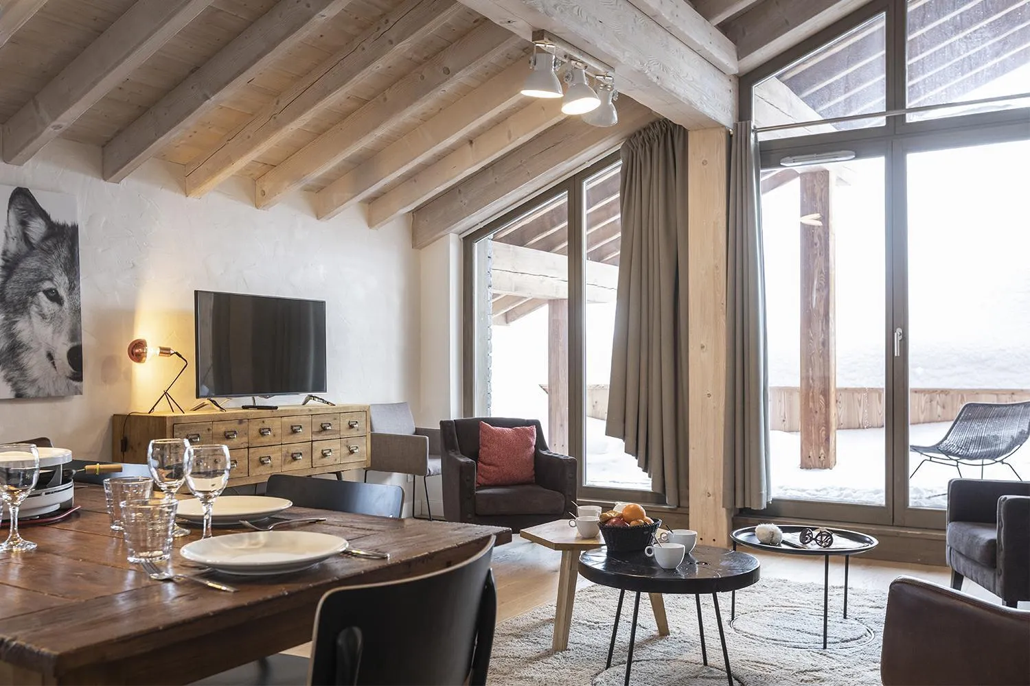 Living room in TERRESENS - Le Hameau de Barthélémy