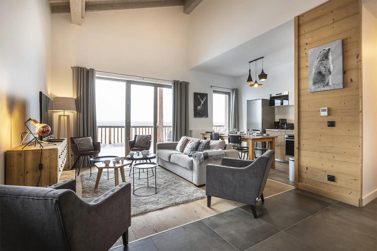 Living room in TERRESENS - Le Hameau de Barthélémy