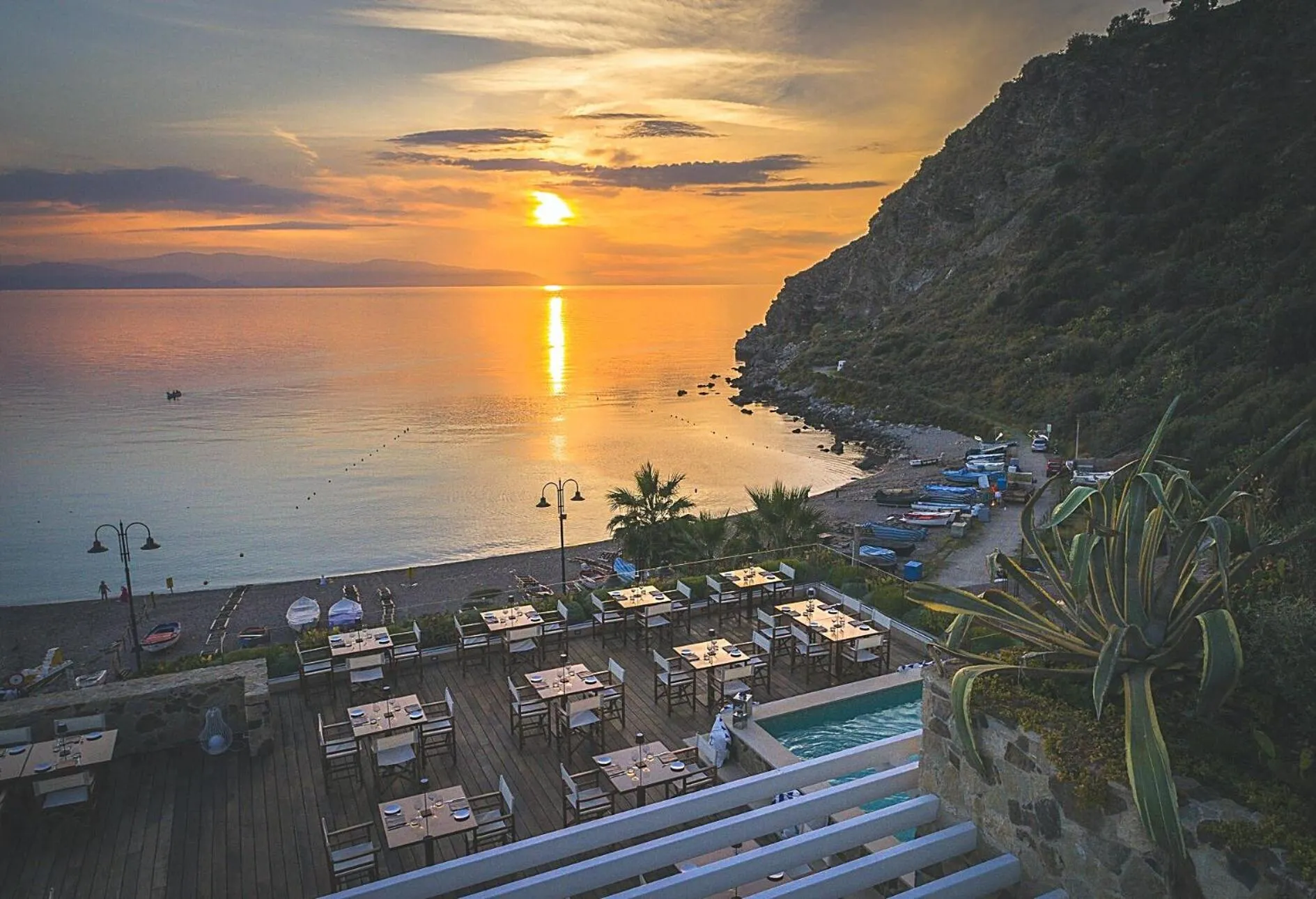 Bird's eye view in Ngonia Bay Boutique Hotel