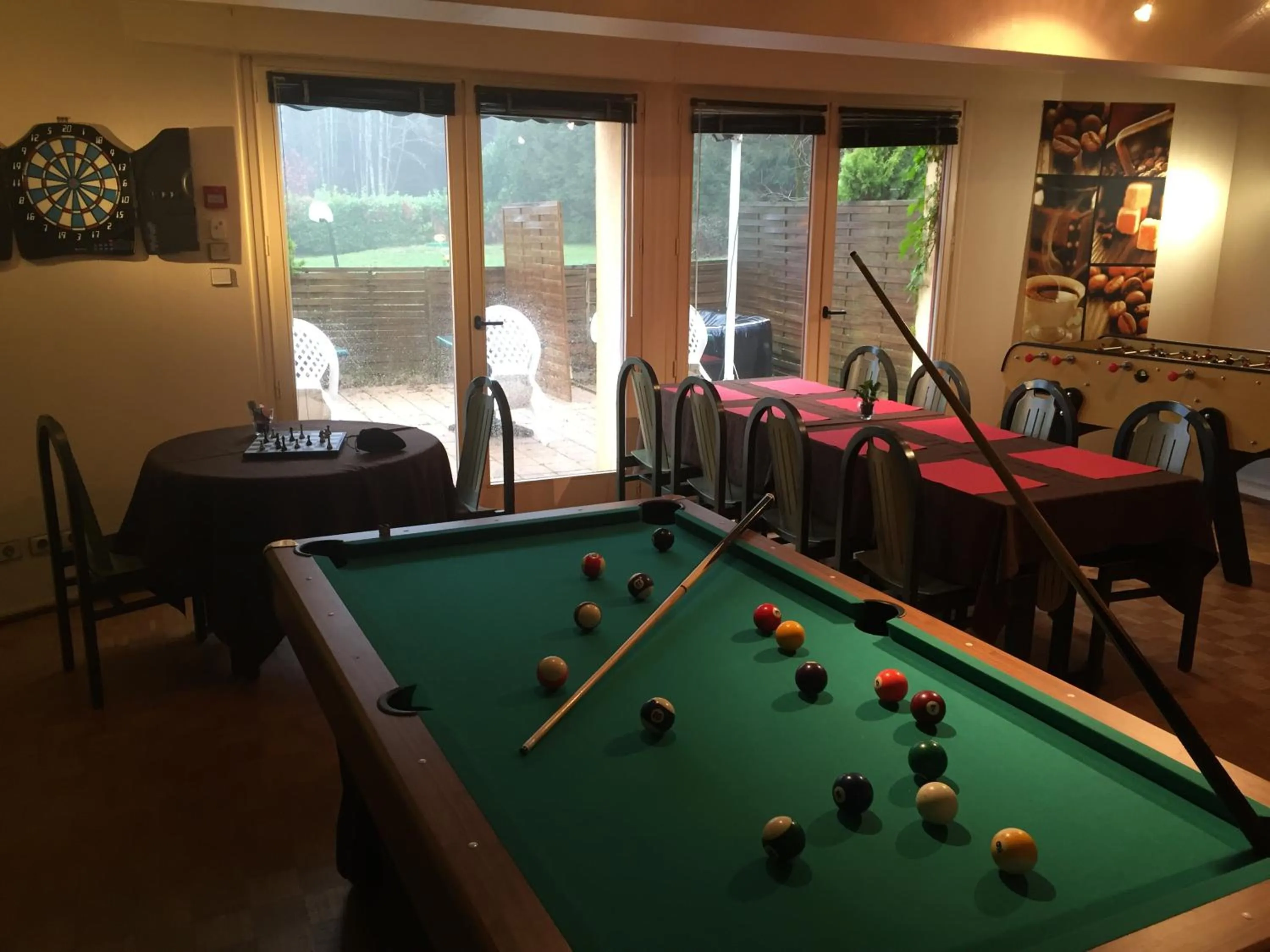 Billiard in Le Pavillon