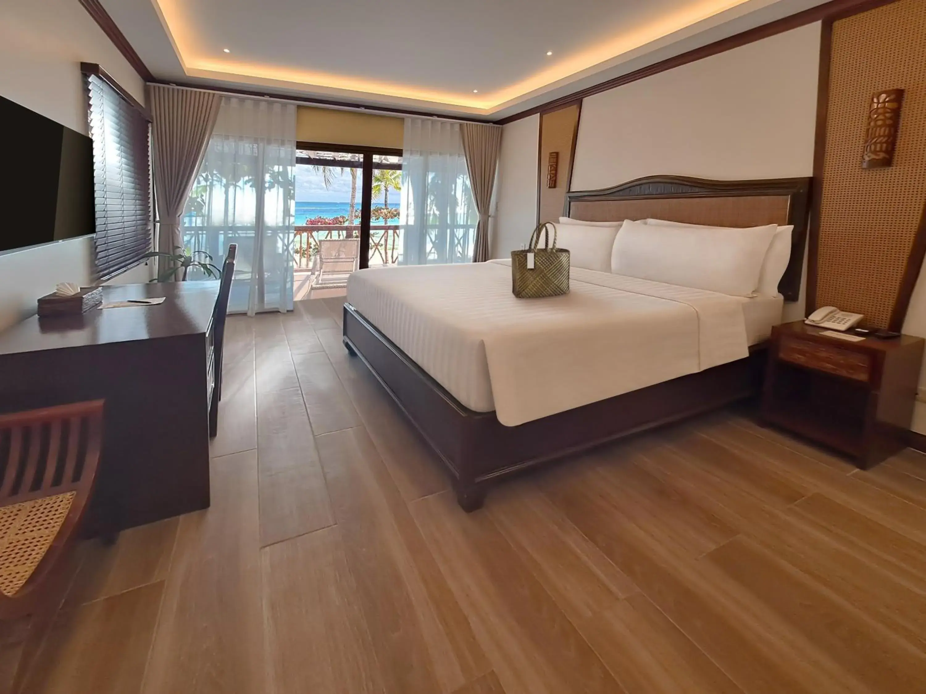 Bed in Red Coconut Beach Hotel Boracay Bed in Red Coconut Beach Hotel Boracay