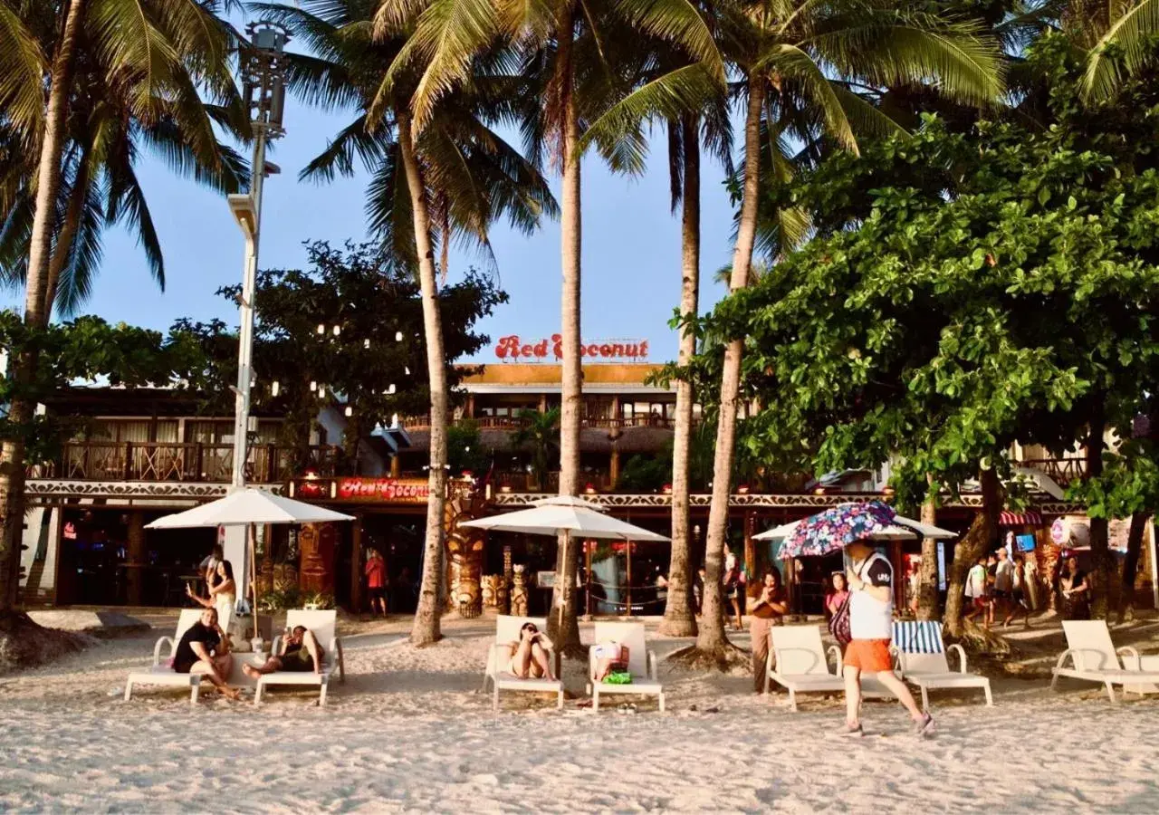 Facade/entrance in Red Coconut Beach Hotel Boracay Facade/entrance in Red Coconut Beach Hotel Boracay