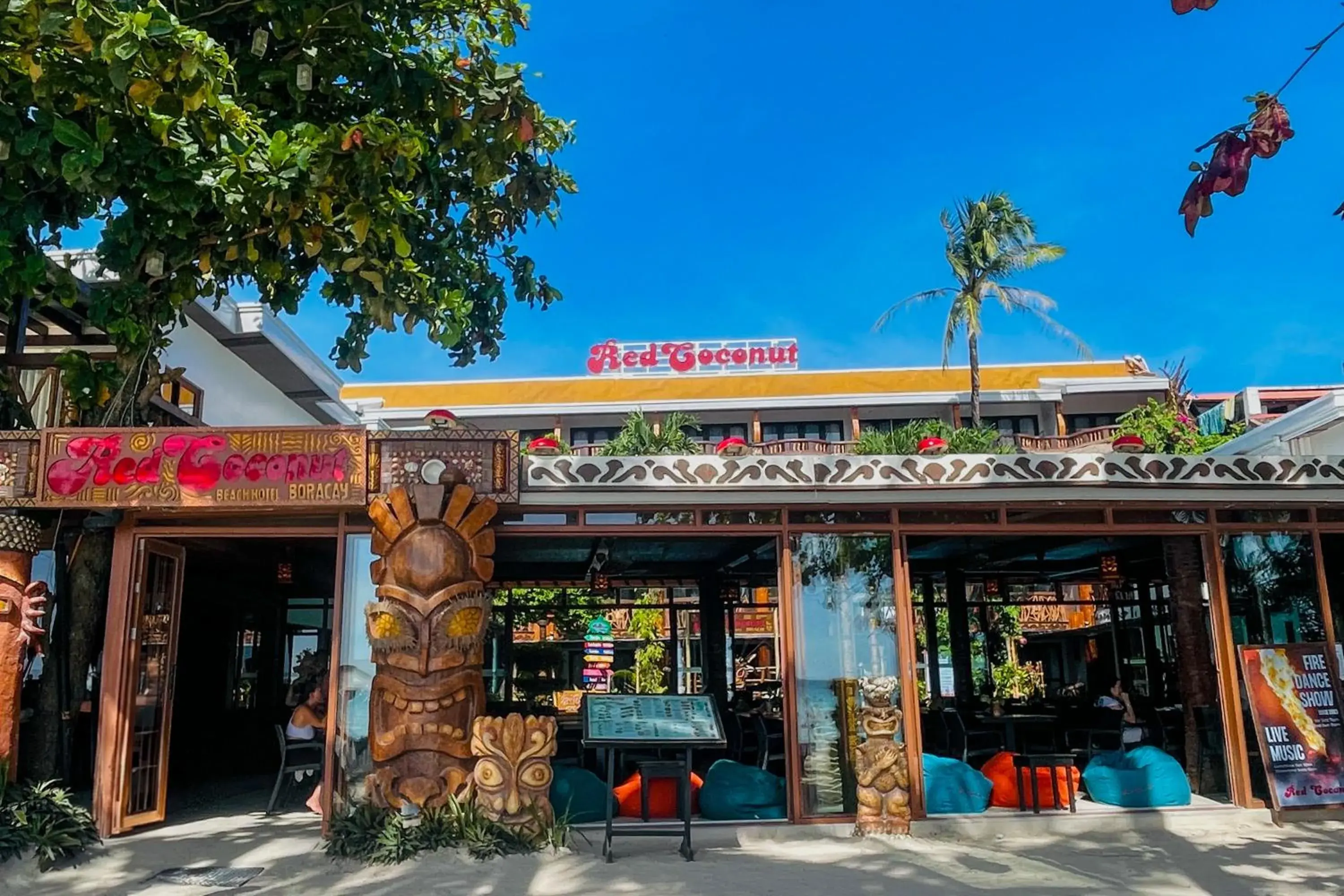 Facade/entrance in Red Coconut Beach Hotel Boracay Facade/entrance in Red Coconut Beach Hotel Boracay