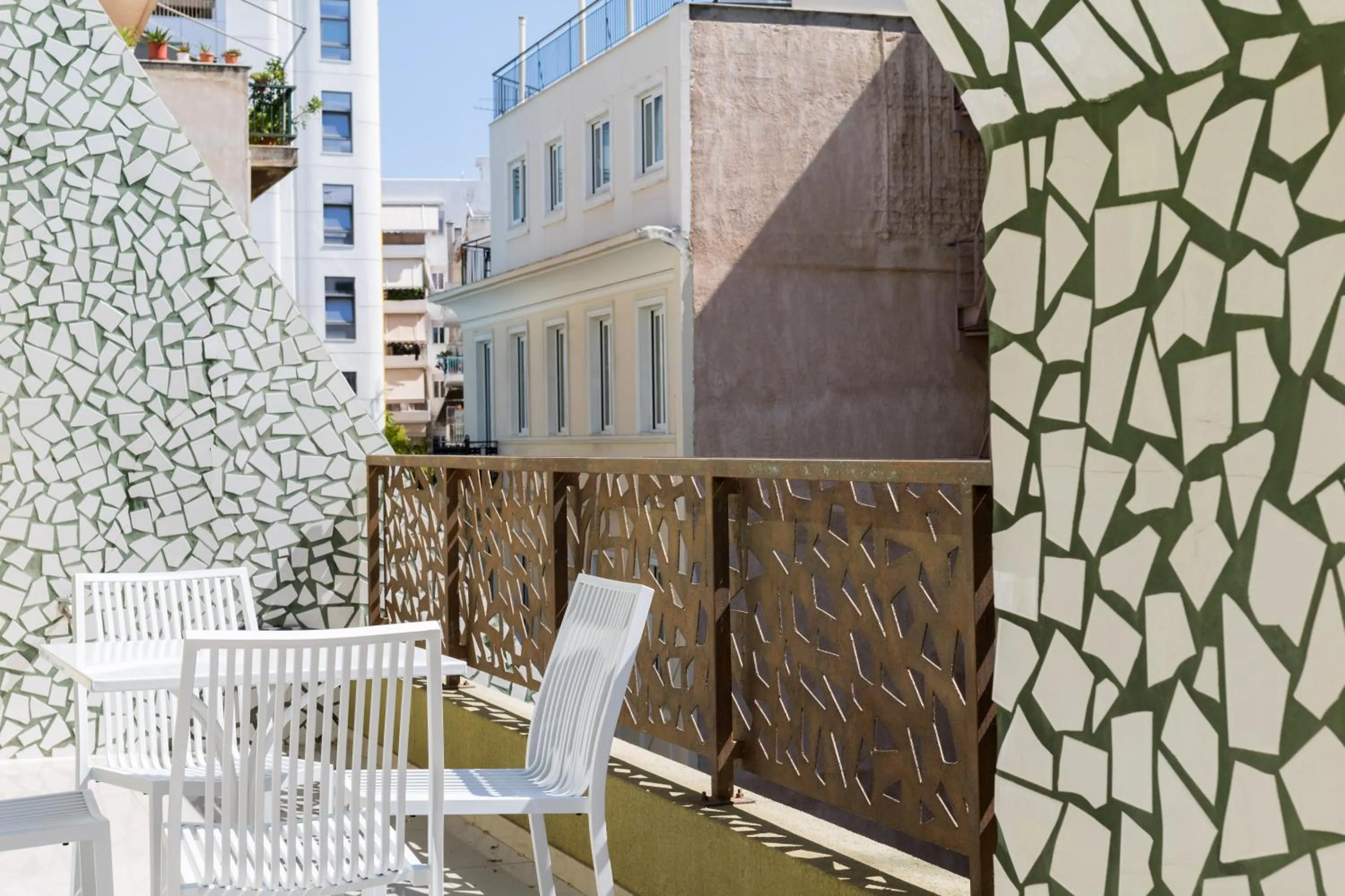 Balcony/Terrace in Athens Mosaico Suites & Apartments