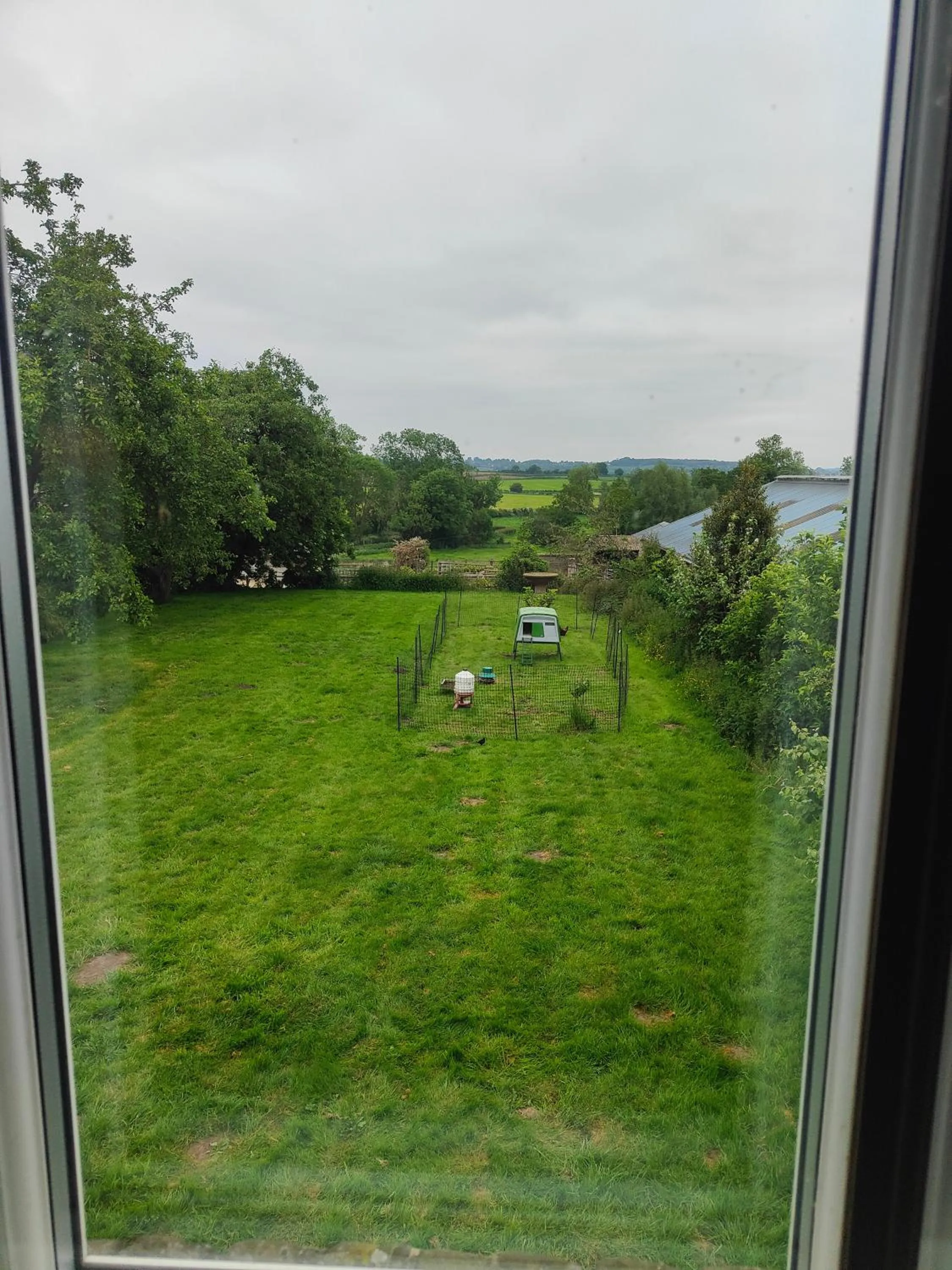 Garden view in Mackworth House Farm