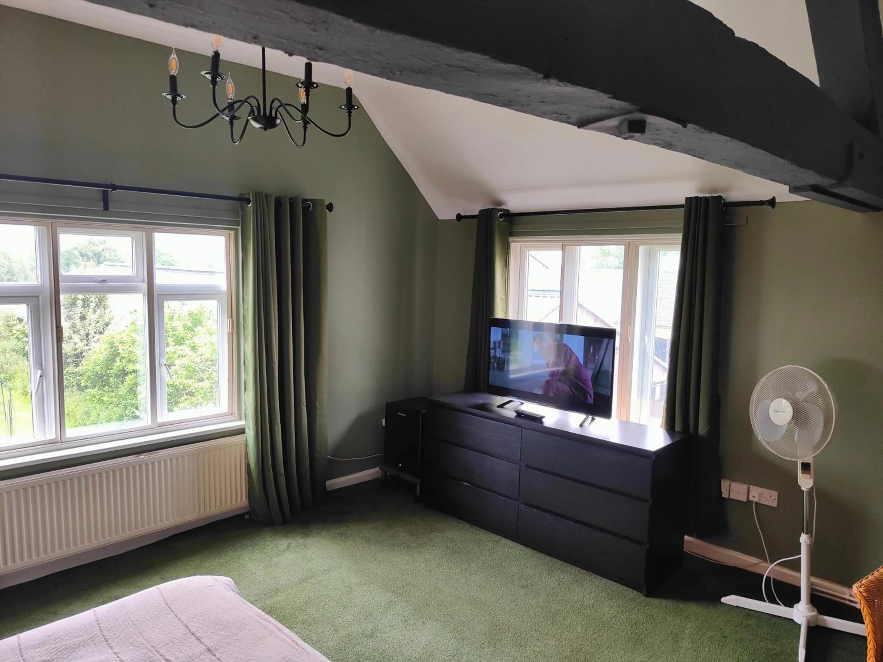 Bedroom in Mackworth House Farm