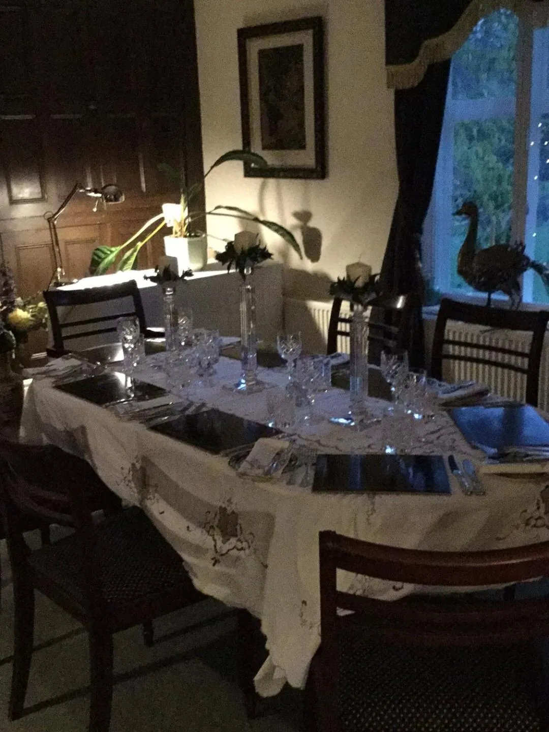 Dining area in Mackworth House Farm