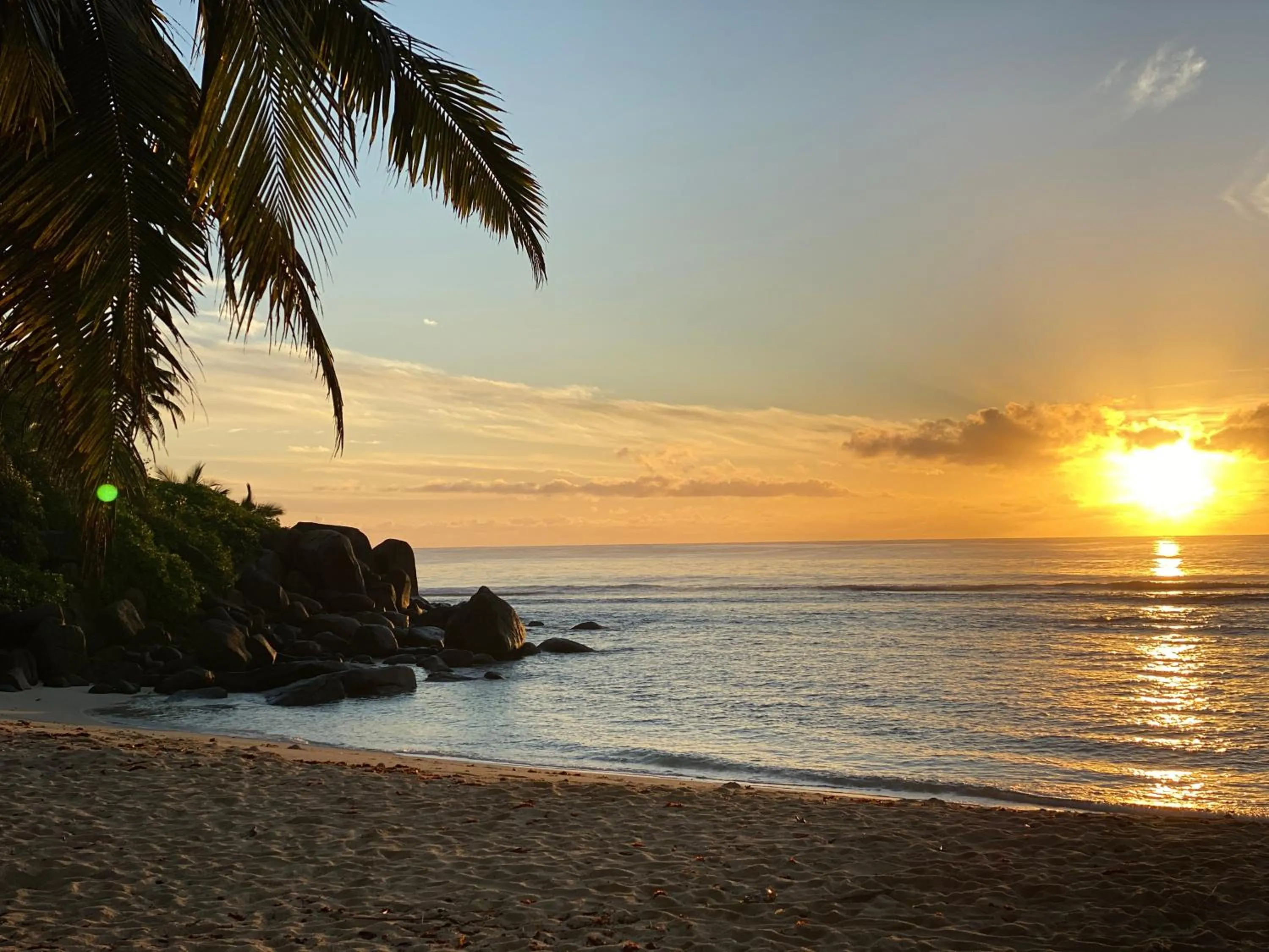 Beach in Moulin Kann Villas