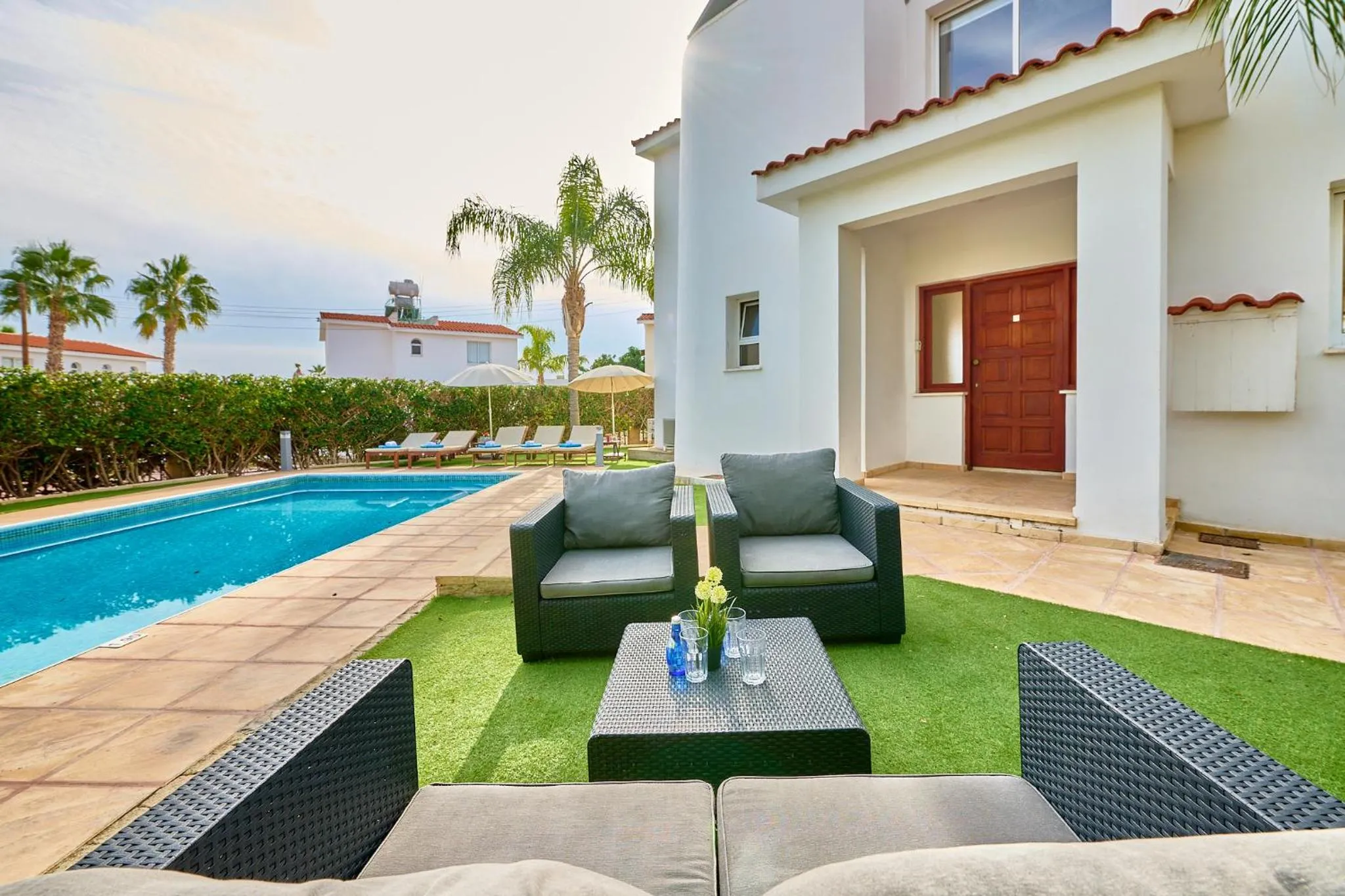 Balcony/Terrace in Villa Haven by Ezoria Villas